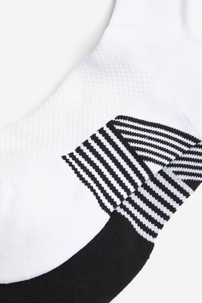 2-pack DryMove™ Sports socks - White/Black/Dark green - 2
