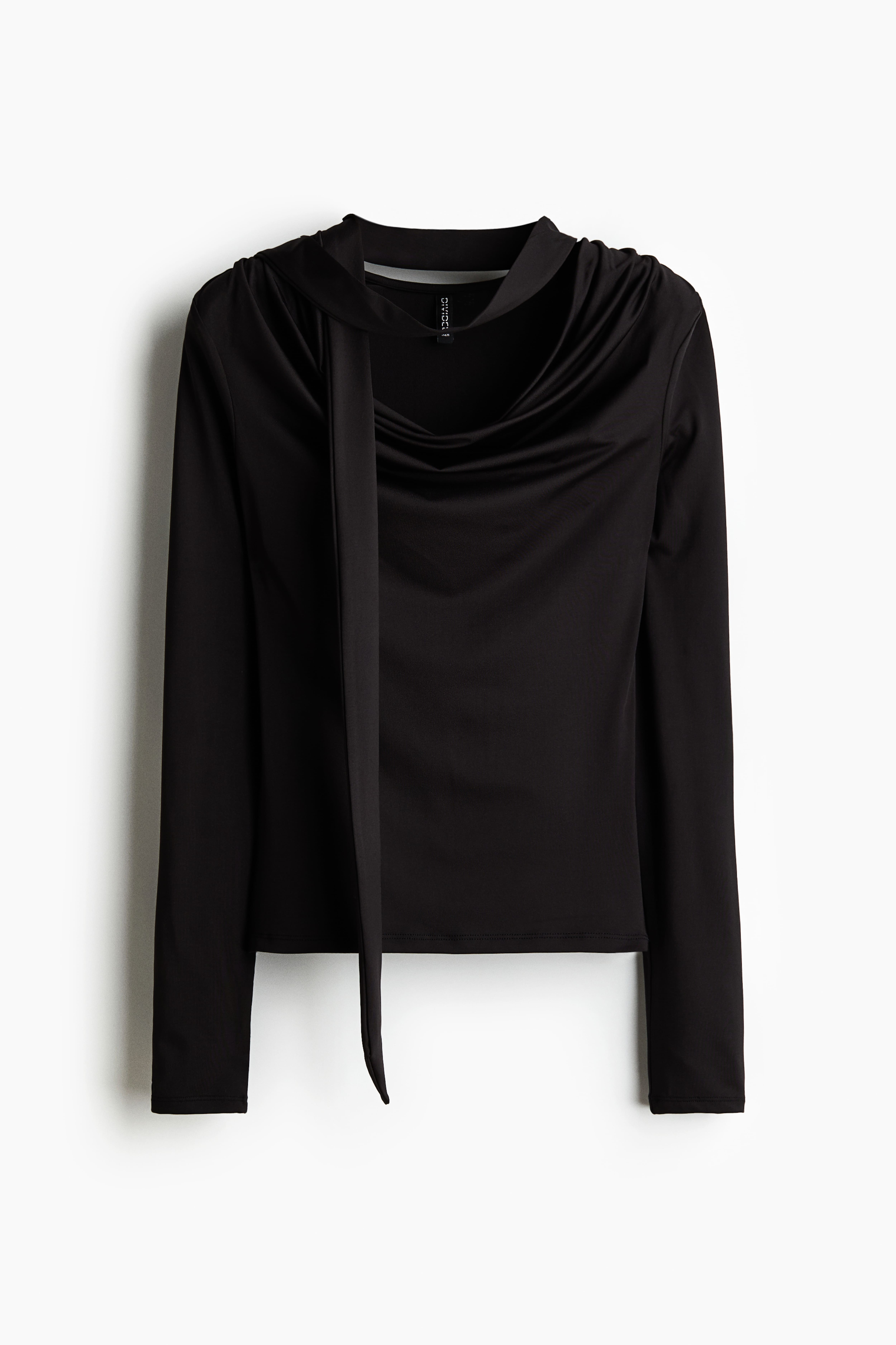 Scarf-Detail Top