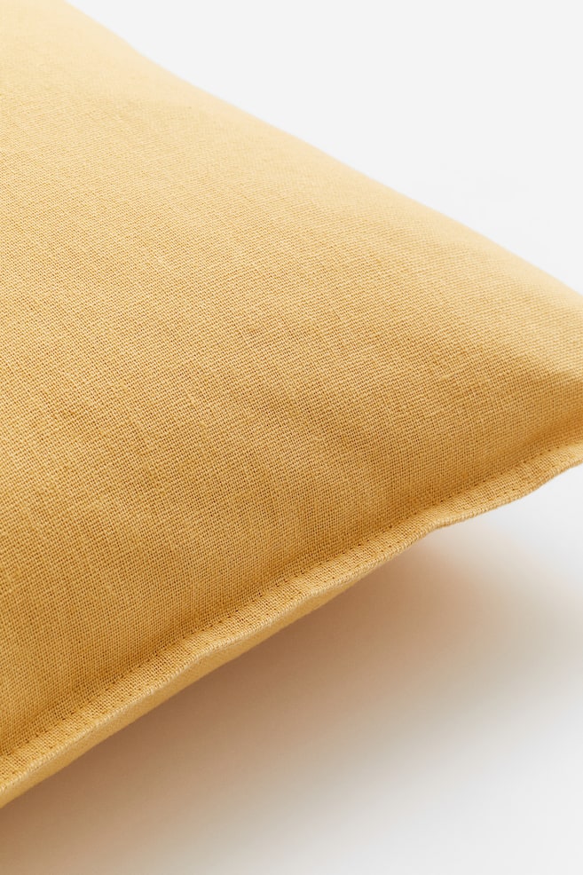 Linen-blend cushion cover - Yellow/White/Dark grey/Mole/dc/dc - 2