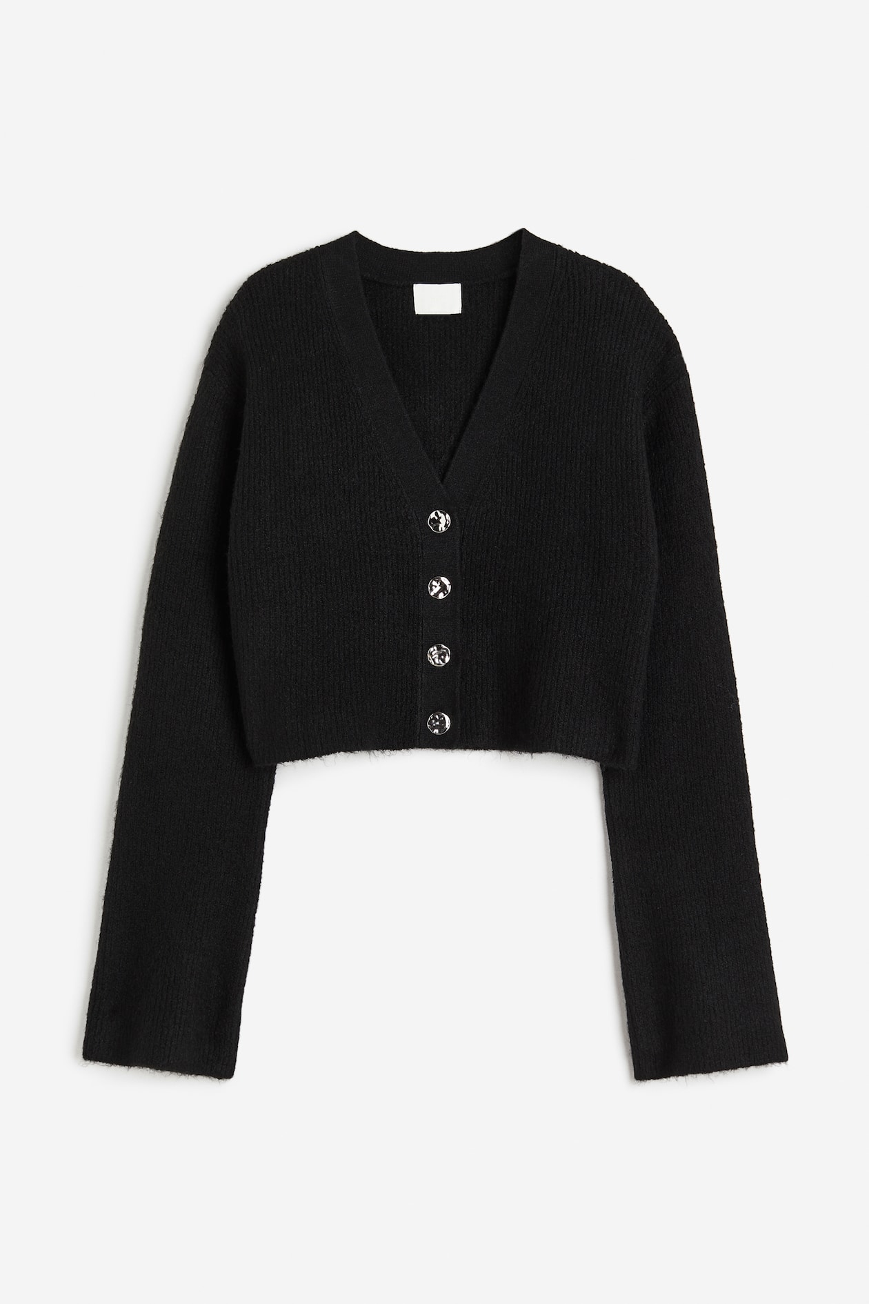 Short Cardigan Black Ladies H M US short-cardigan-black-ladies-h-m-us