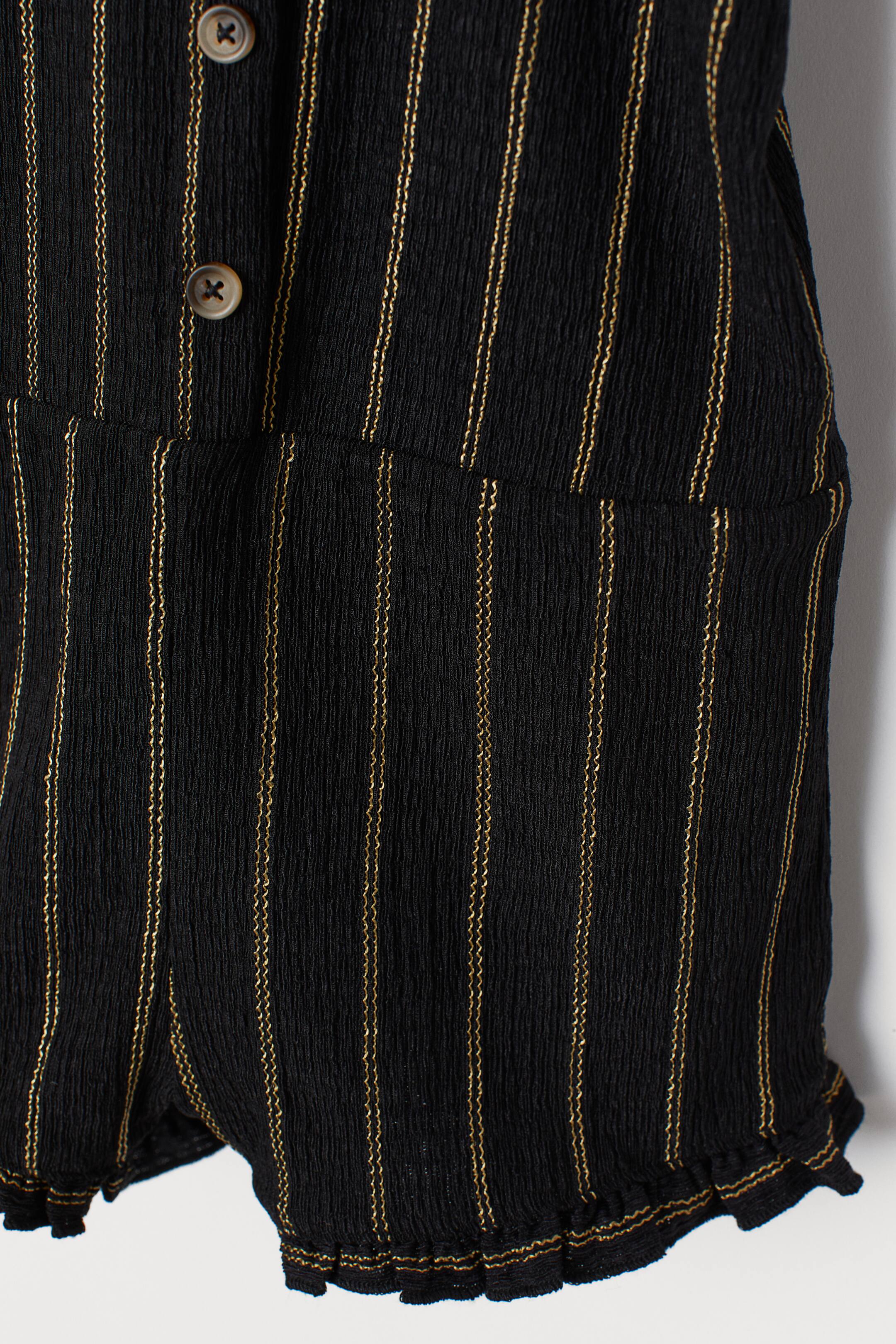 View larger image: Playsuit with frills - Black/Striped - Kids | H&M IE 2