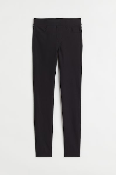 Treggings - Regular waist - Long - Black - Kids | H&M GB