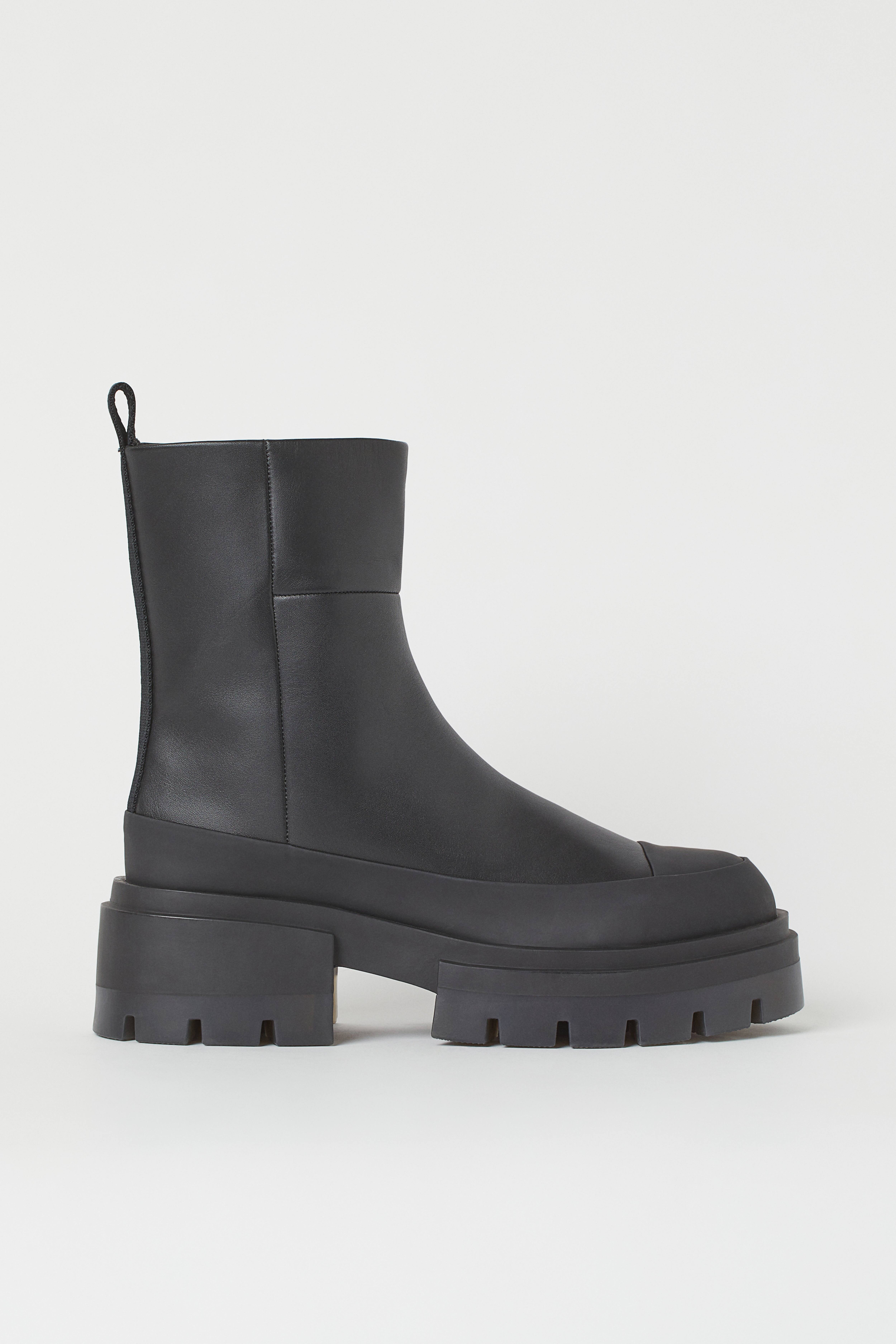 Black h&m boots best sale