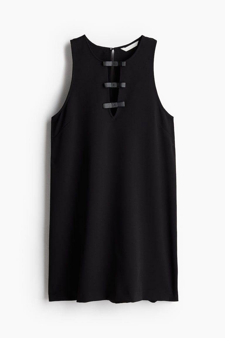 Women's Black Bow-Detail Dress | H&M US