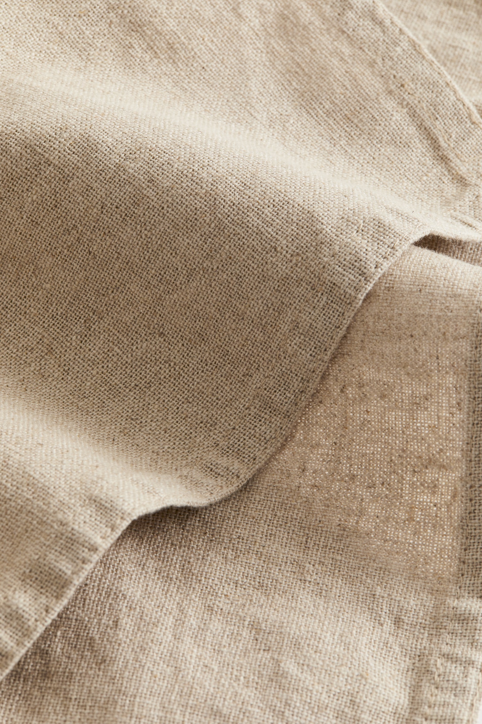 2-pack linen-blend napkins - Light beige/Light mole - 2