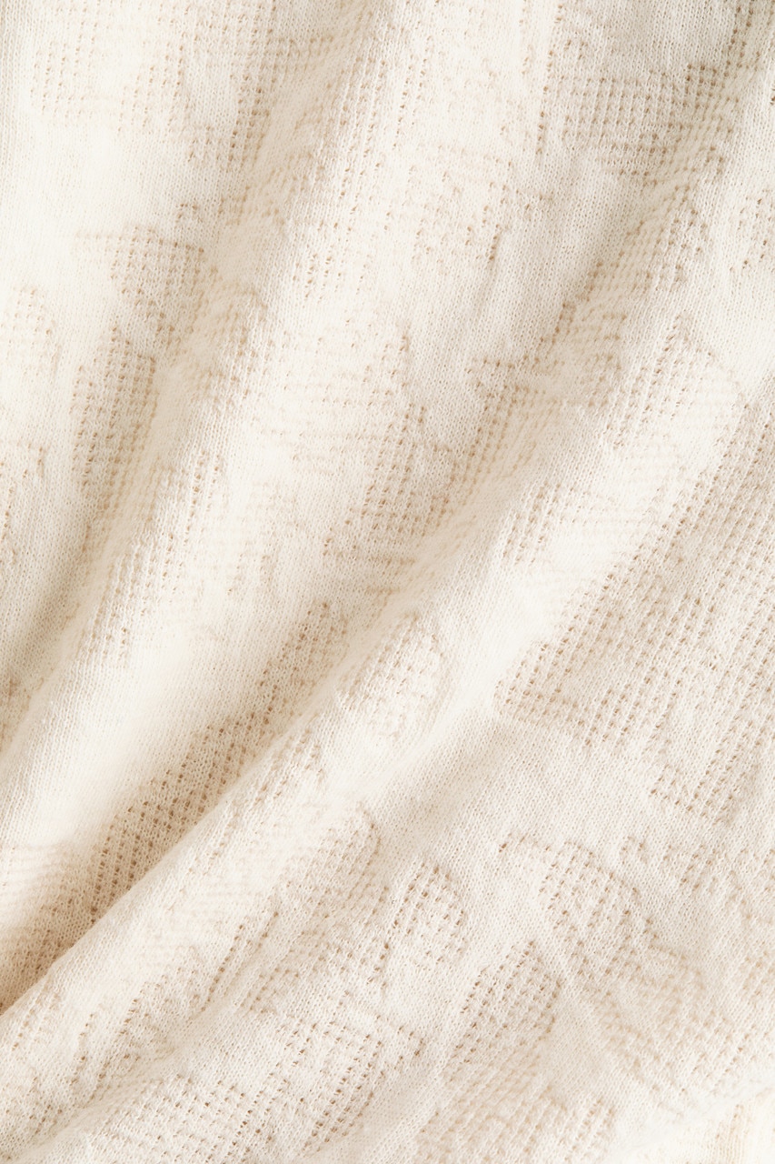 Jacquard jersey blouse