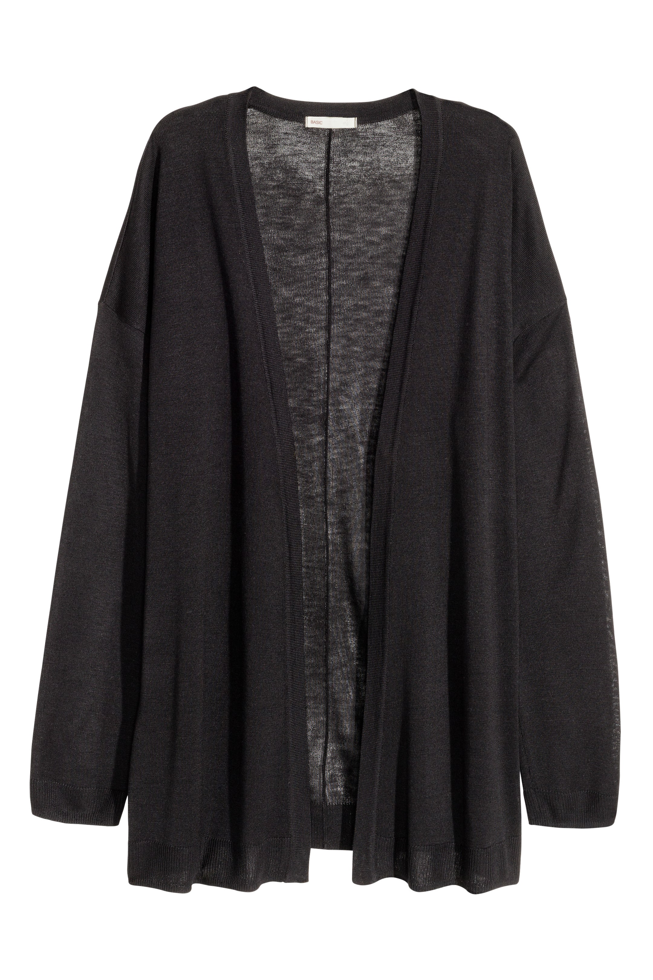 Ver imagem maior: Casaco em malha fina - Preto - SENHORA | H&M PT 1