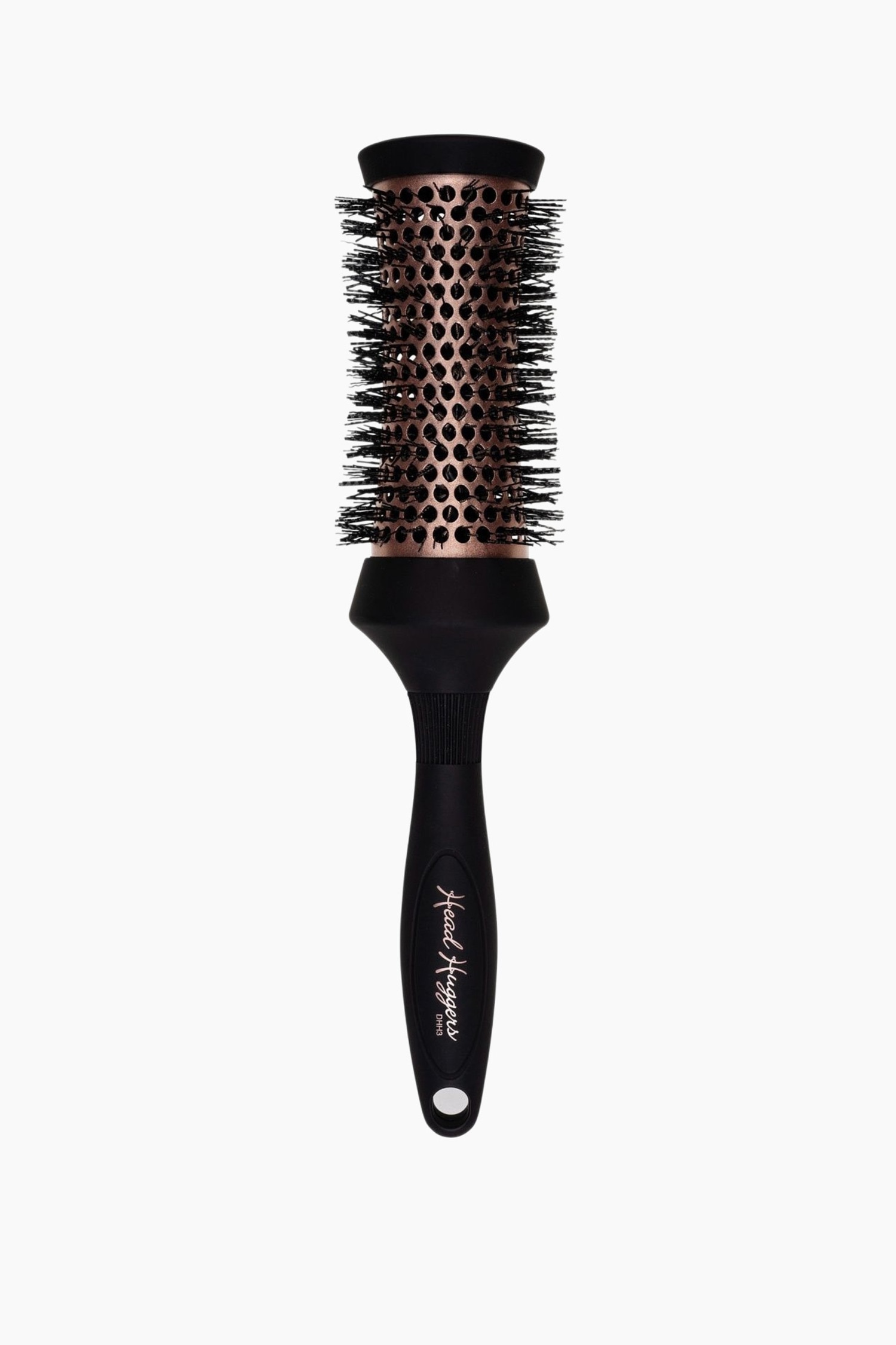 Denman - Round Brush Medium - Musta & Rose Kultainen