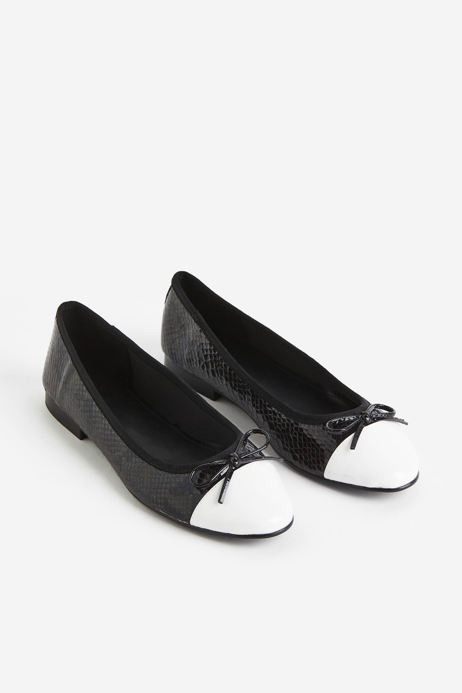 Ballet Flats - Black/Block colour - 4