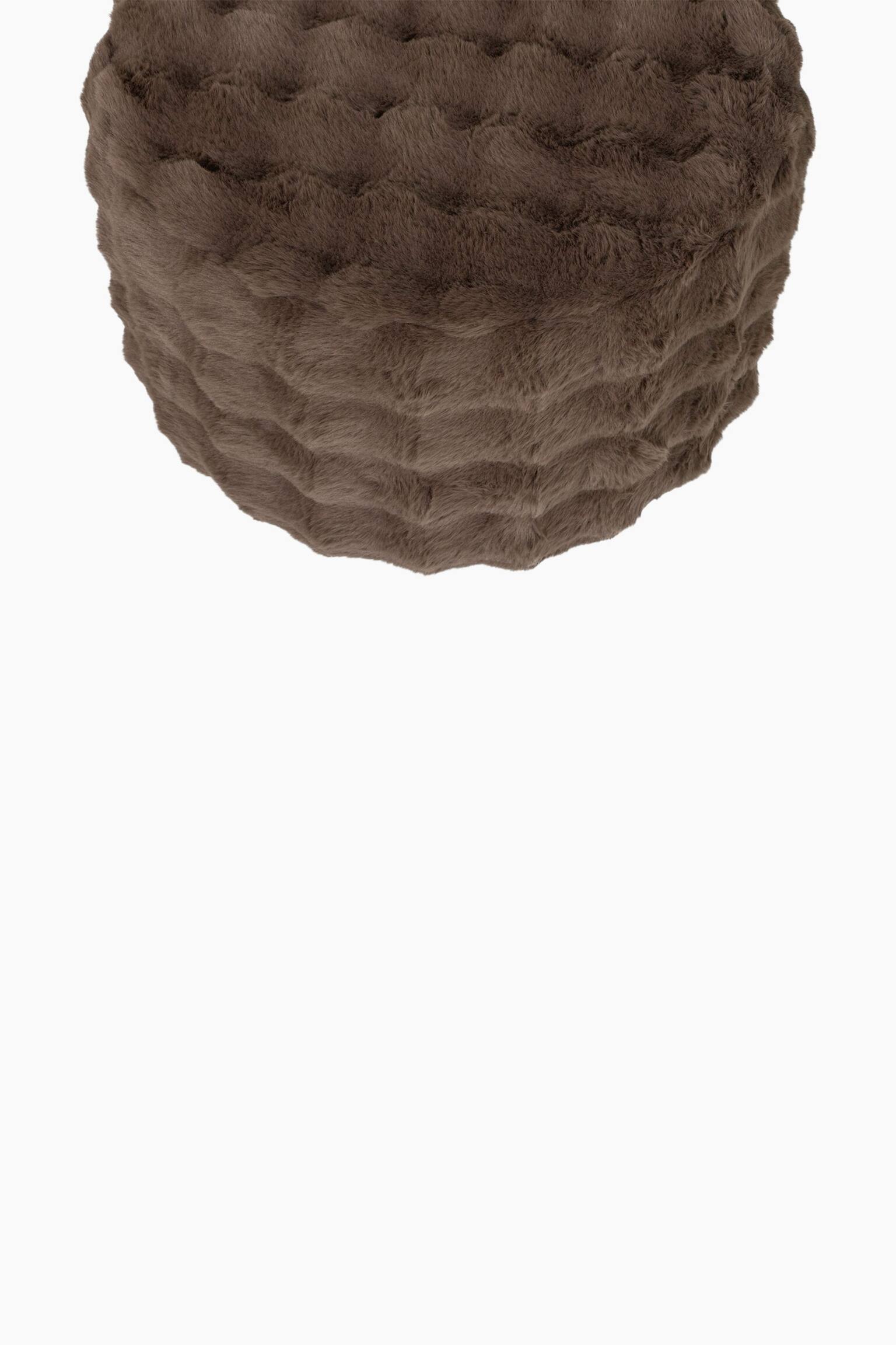 Olven Pouf Bas - Marron - 5