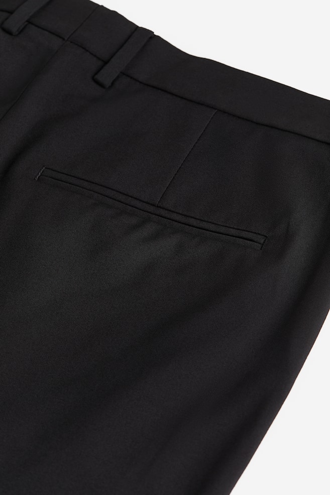 Spodnie garniturowe Slim Fit - Czarny/Ciemnoniebieski/Burgundowy/Ciemnoszary melanż/dc - 6