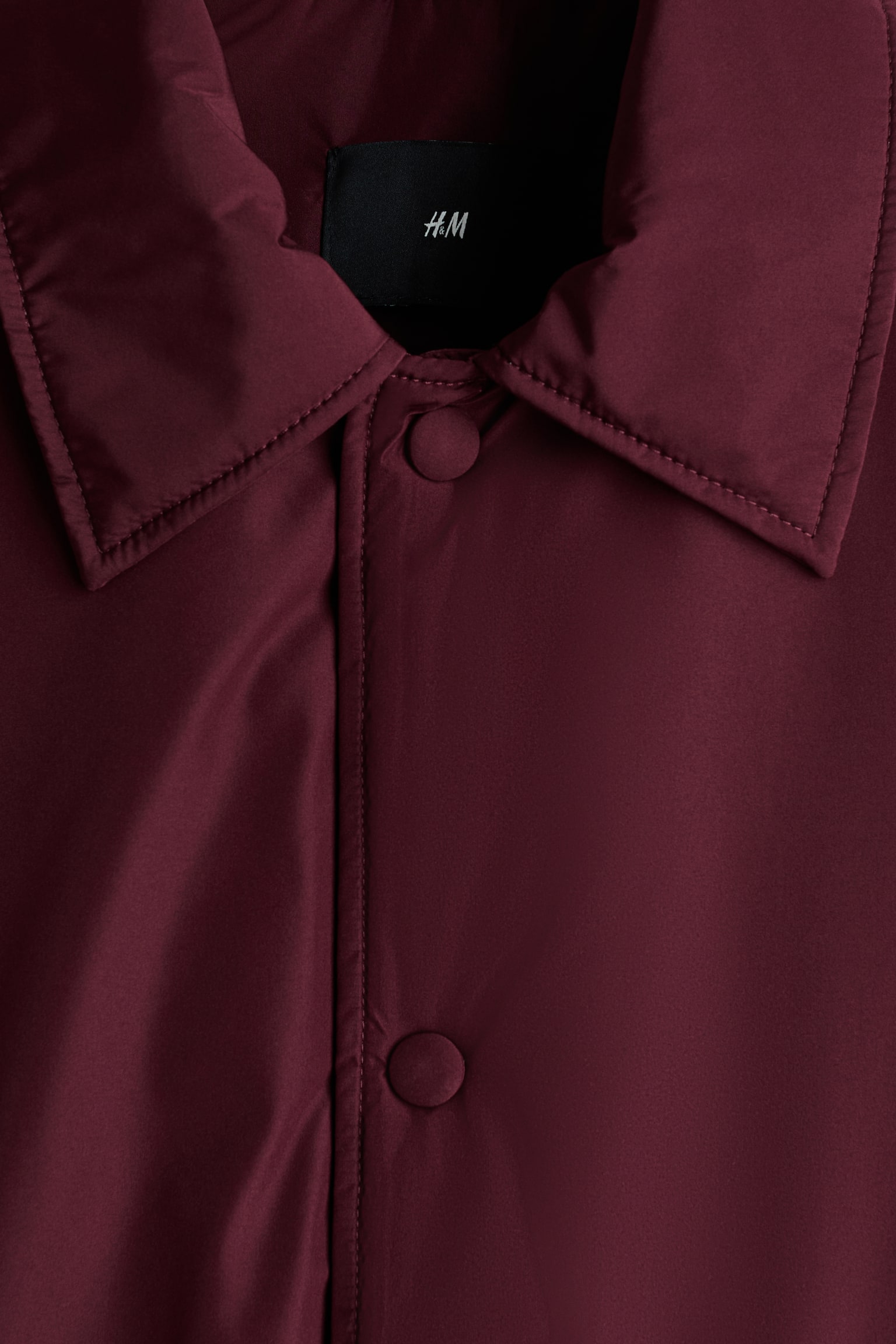 Lightly padded jacket - Burgundy/Dark blue - 5
