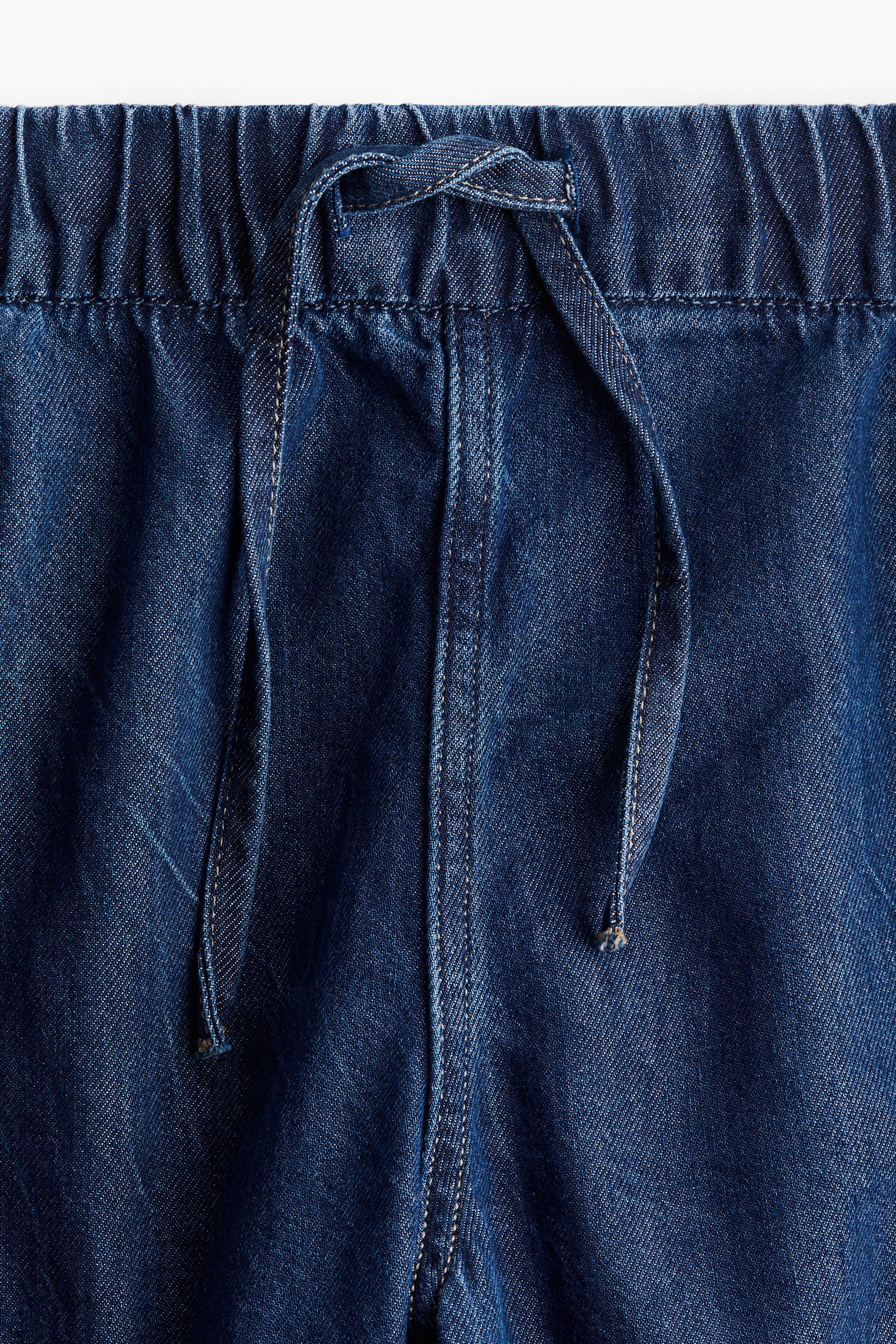 Denim joggers