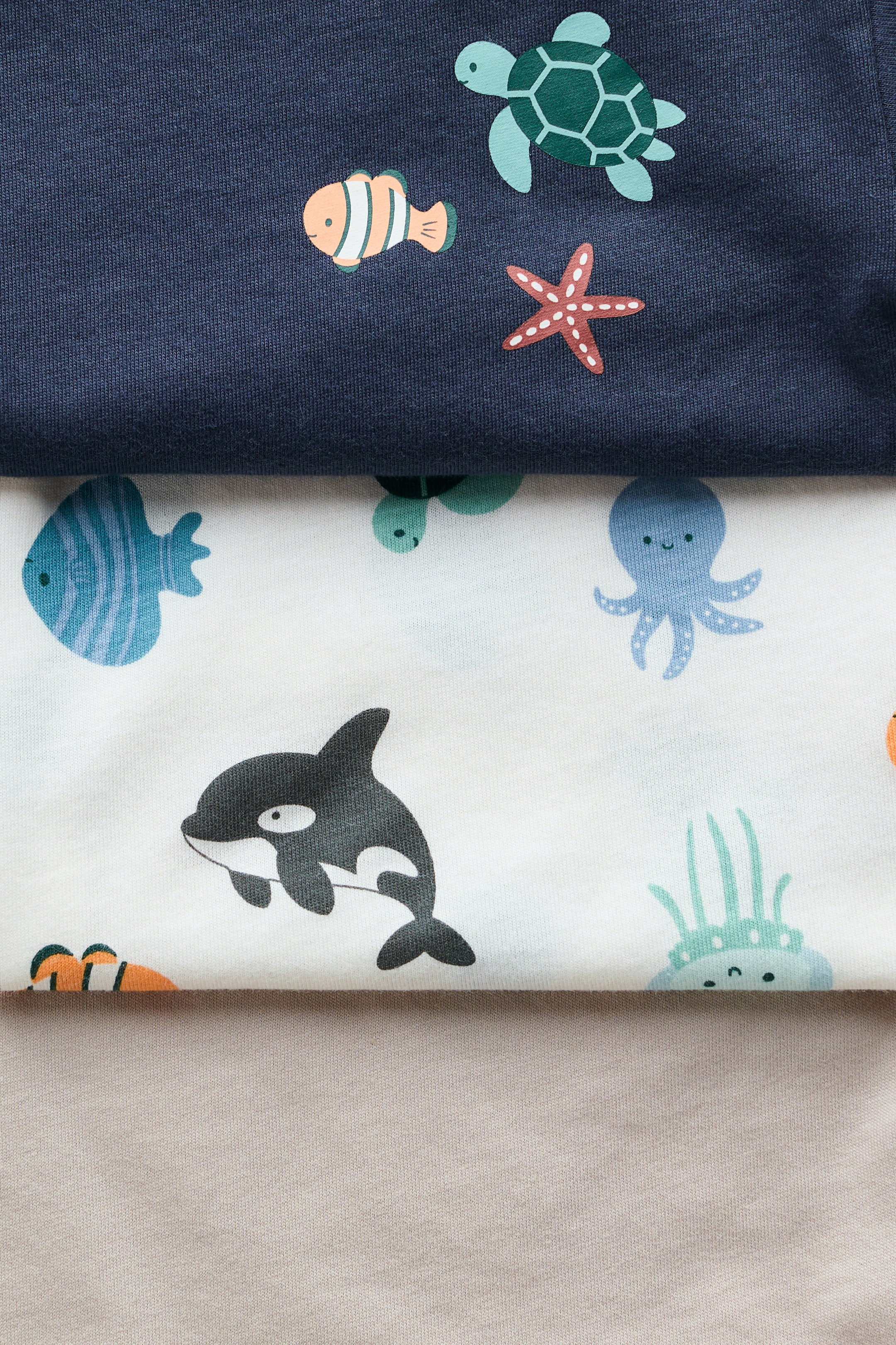 Lot de 3 T-shirts en coton