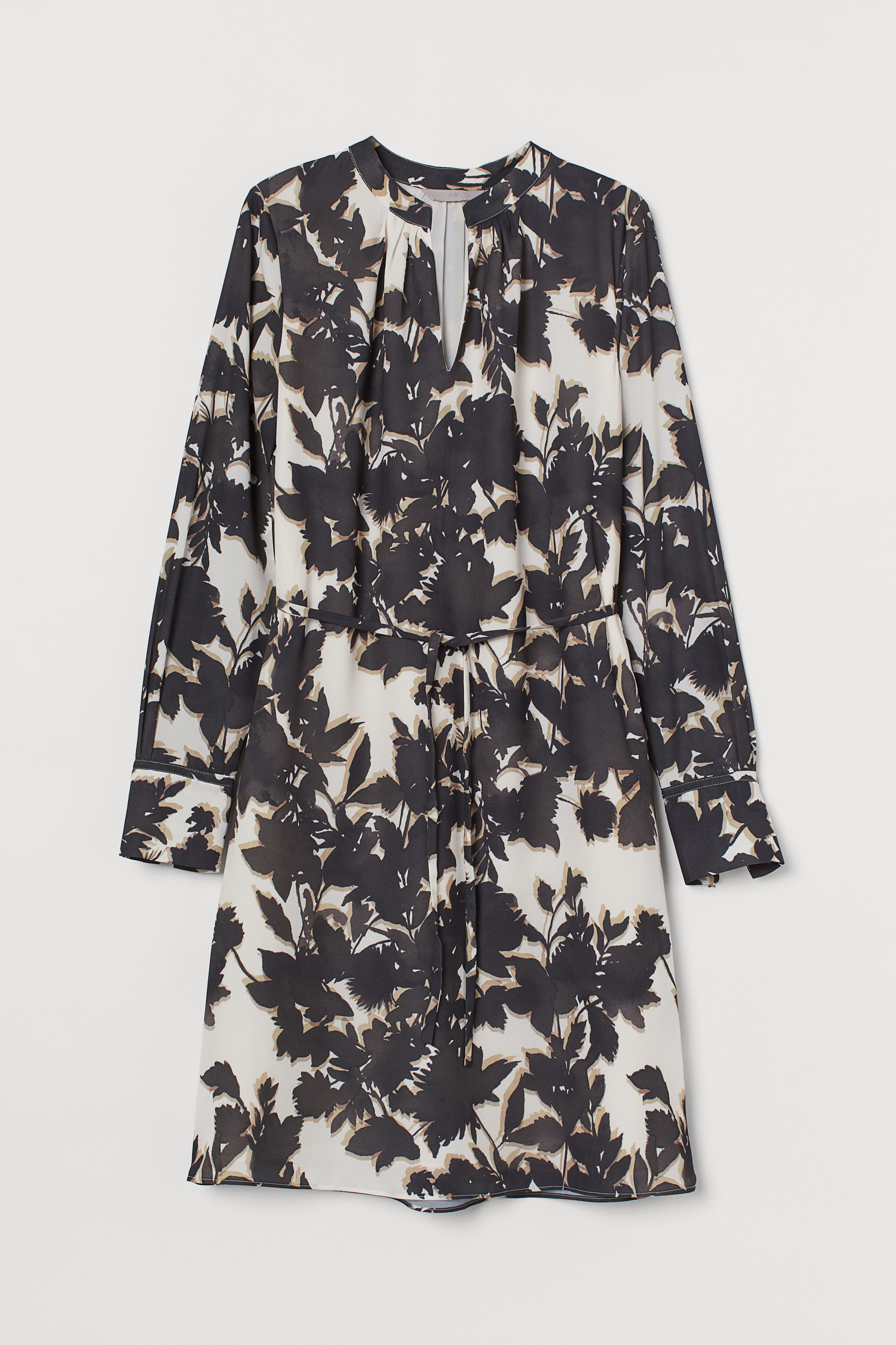 H and m leaf print dress hotsell