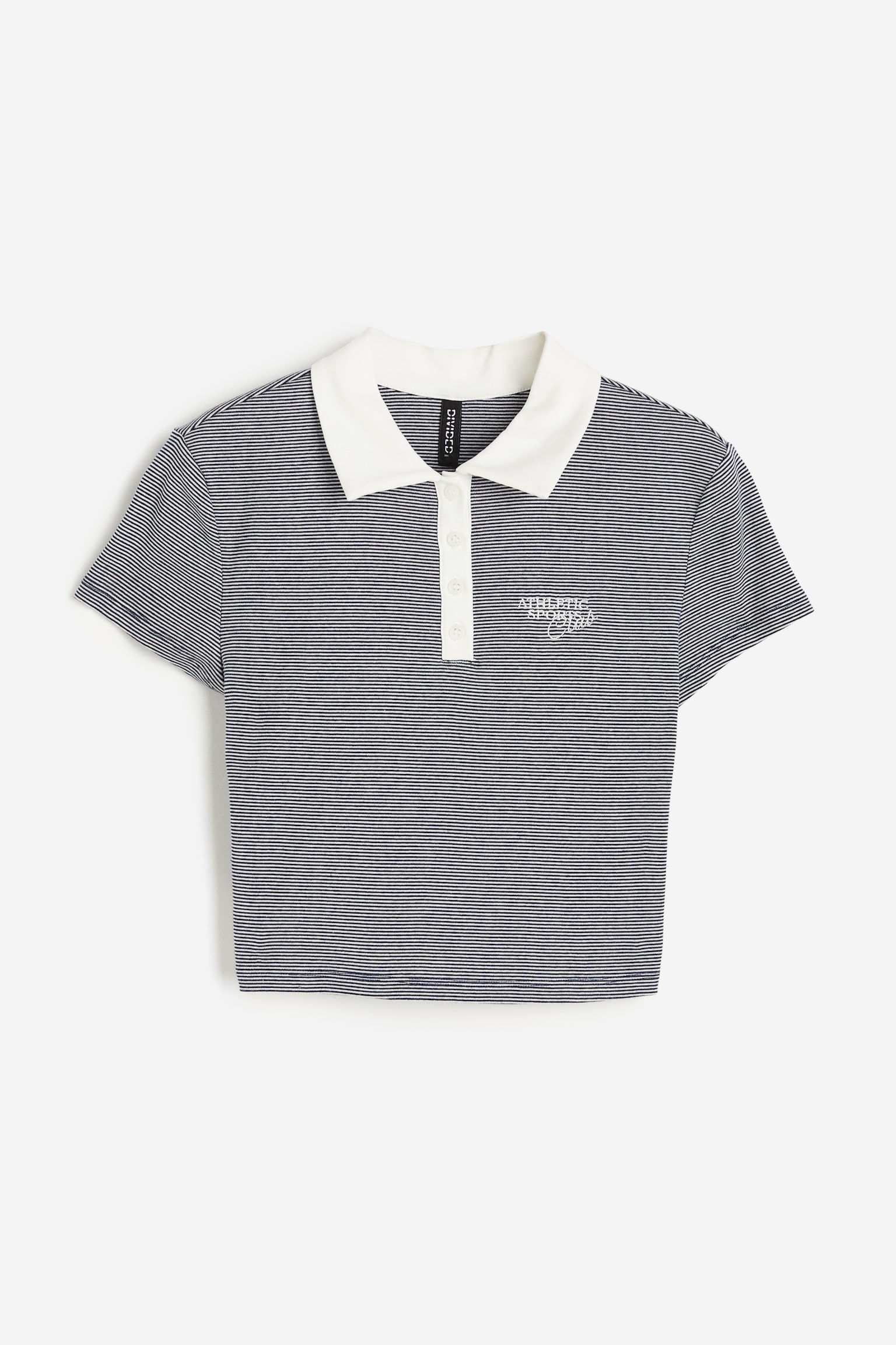 Cropped polo shirt - Dark blue/Striped/Light grey marl/NYC/Red/Los Angeles/Light grey marl/Tiger - 1