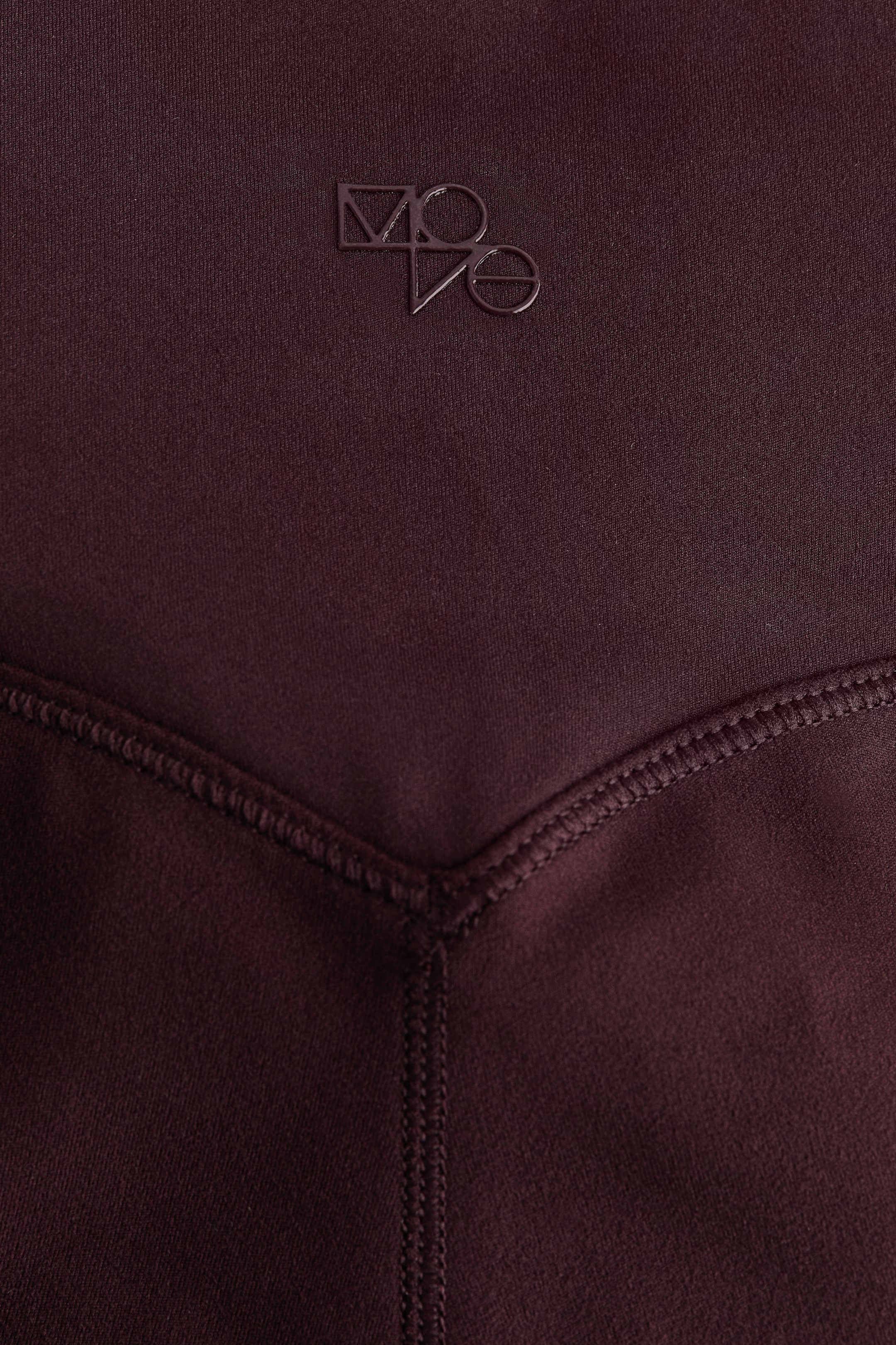 View larger image: Flared Yoga Leggings with SoftMove™ - Chocolate plum purple  - Ladies | H&M US 2