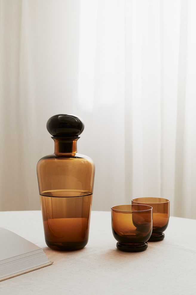 Carafe with a stopper - Brown - 2
