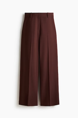 Dressad byxa med vida ben