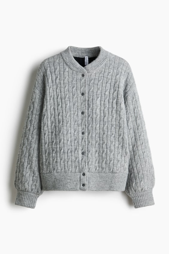 Женские куртки H&M Cable-Knit Jacket