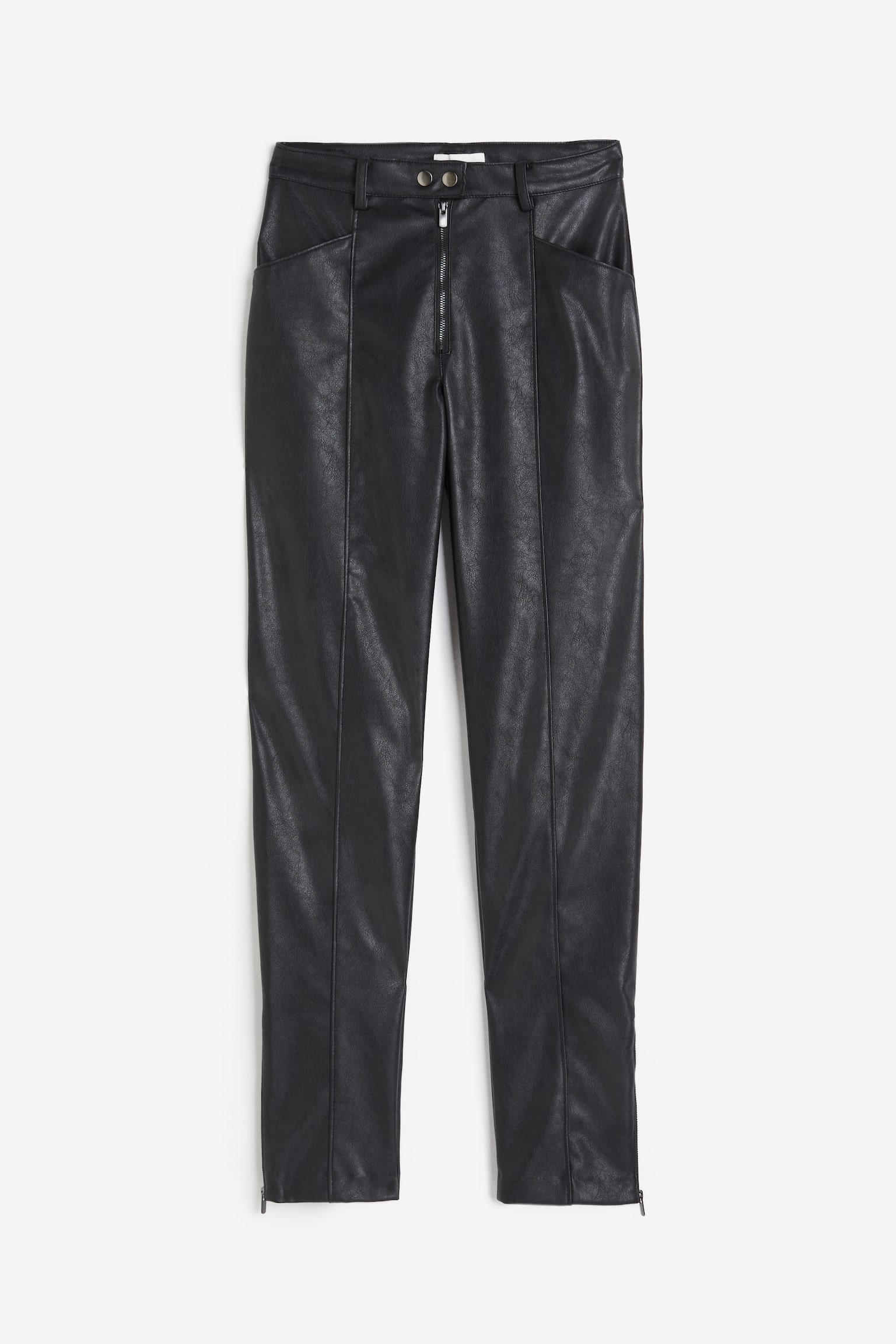 Biker trousers - Black - 1