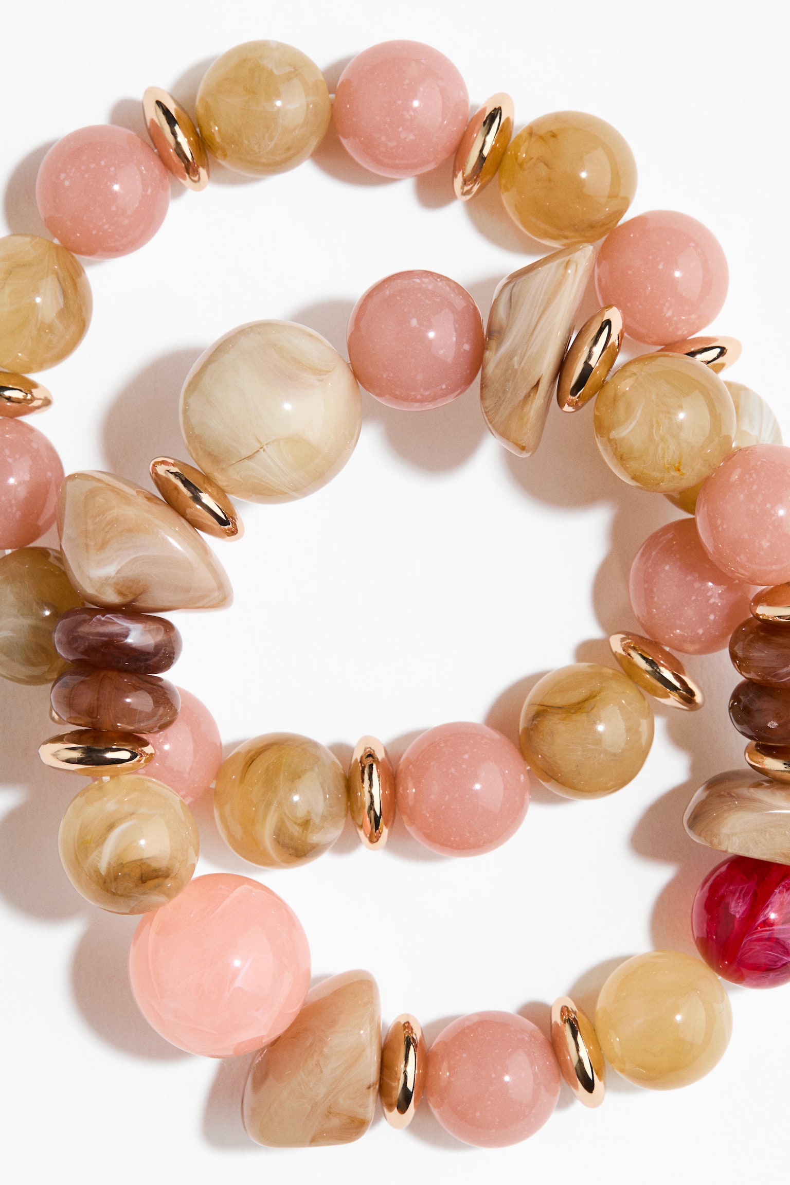 Bransoletka 2-pak - Jasnoróżowy - 2