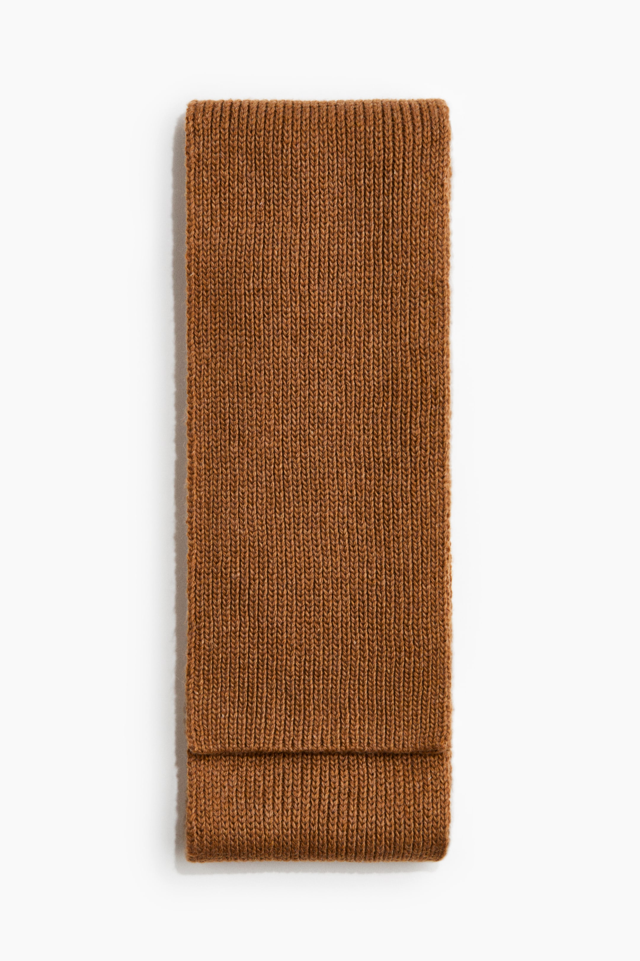 View larger image: Knit Scarf - Light brown - Men | H&M US 1
