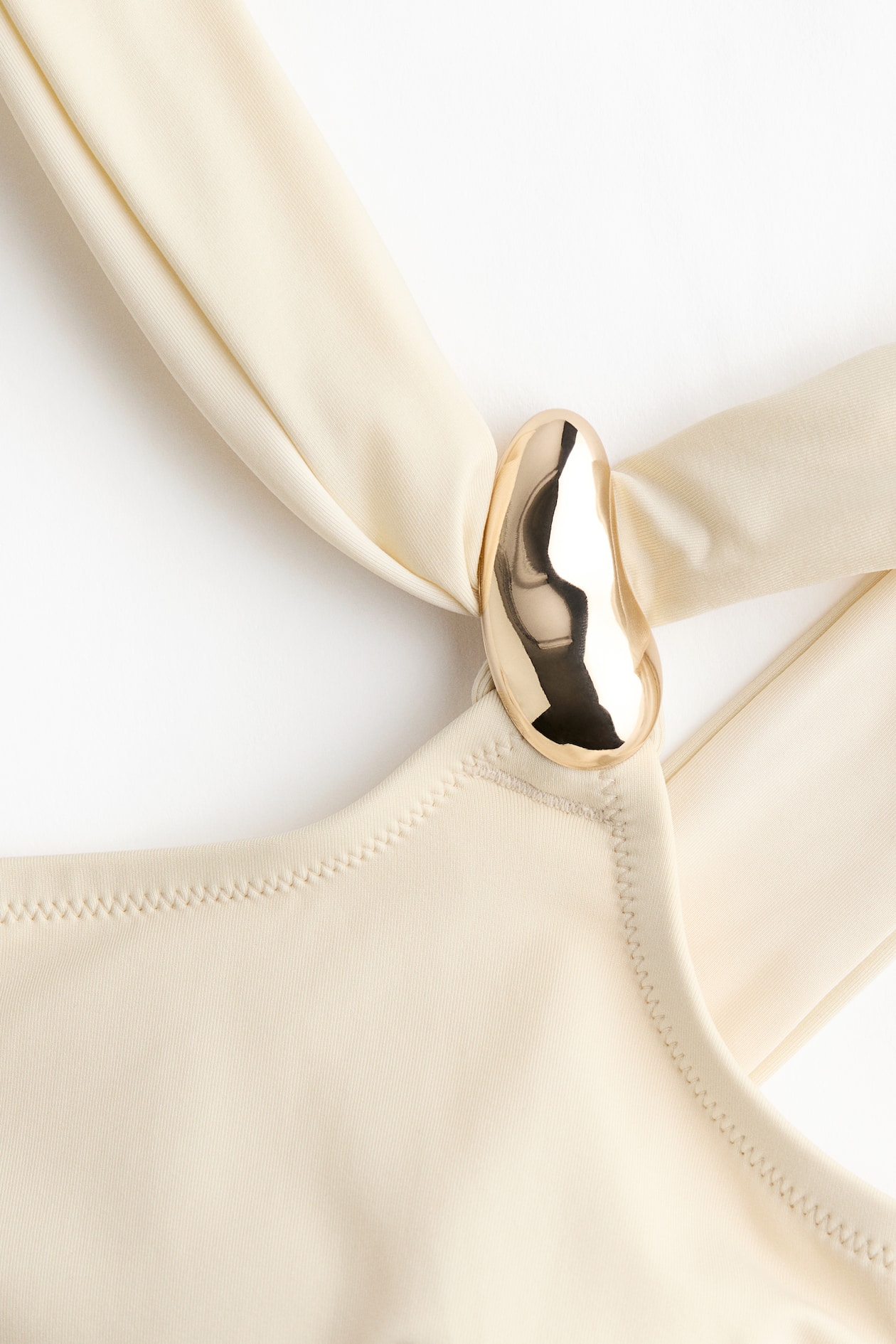 Padded One-Shoulder Bikini Top - image 4