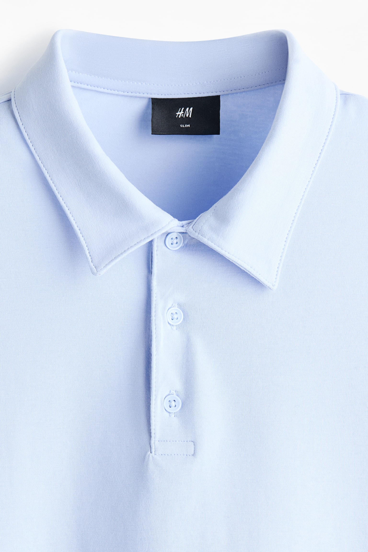 Slim Fit Polo shirt - Light blue/Navy blue/Black/Khaki green - 5