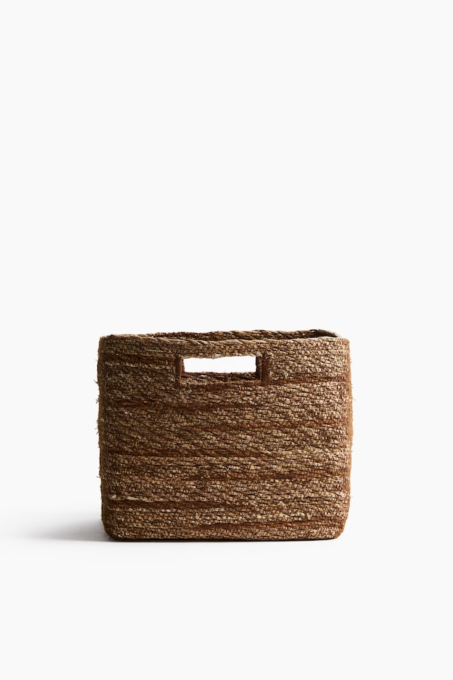 Seagrass Storage Basket - Brown/Beige - 1
