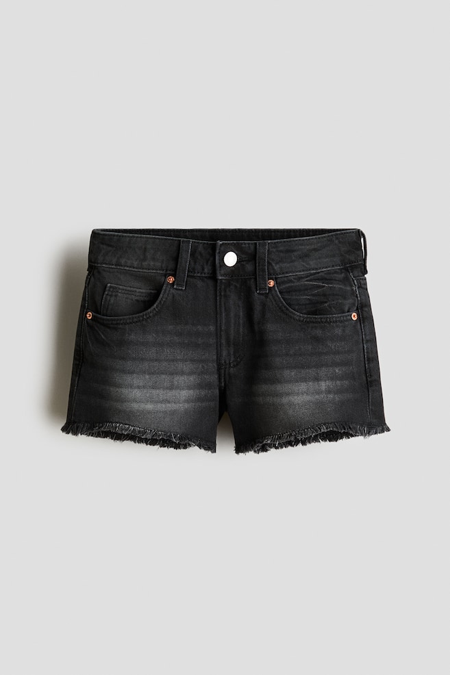Short Relaxed Fit en denim - Noir denim/Bleu denim clair/Bleu denim/Gris clair - 1