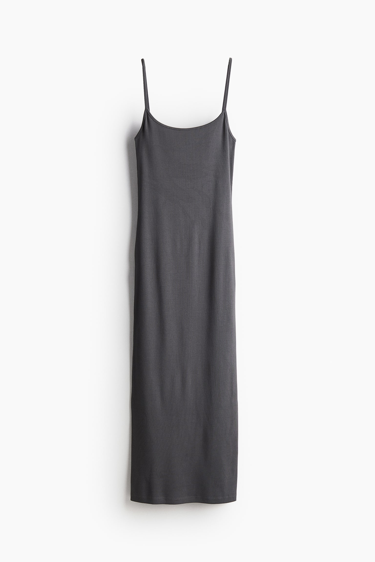 Long strappy dress - Dark grey/Black/Greige - 1