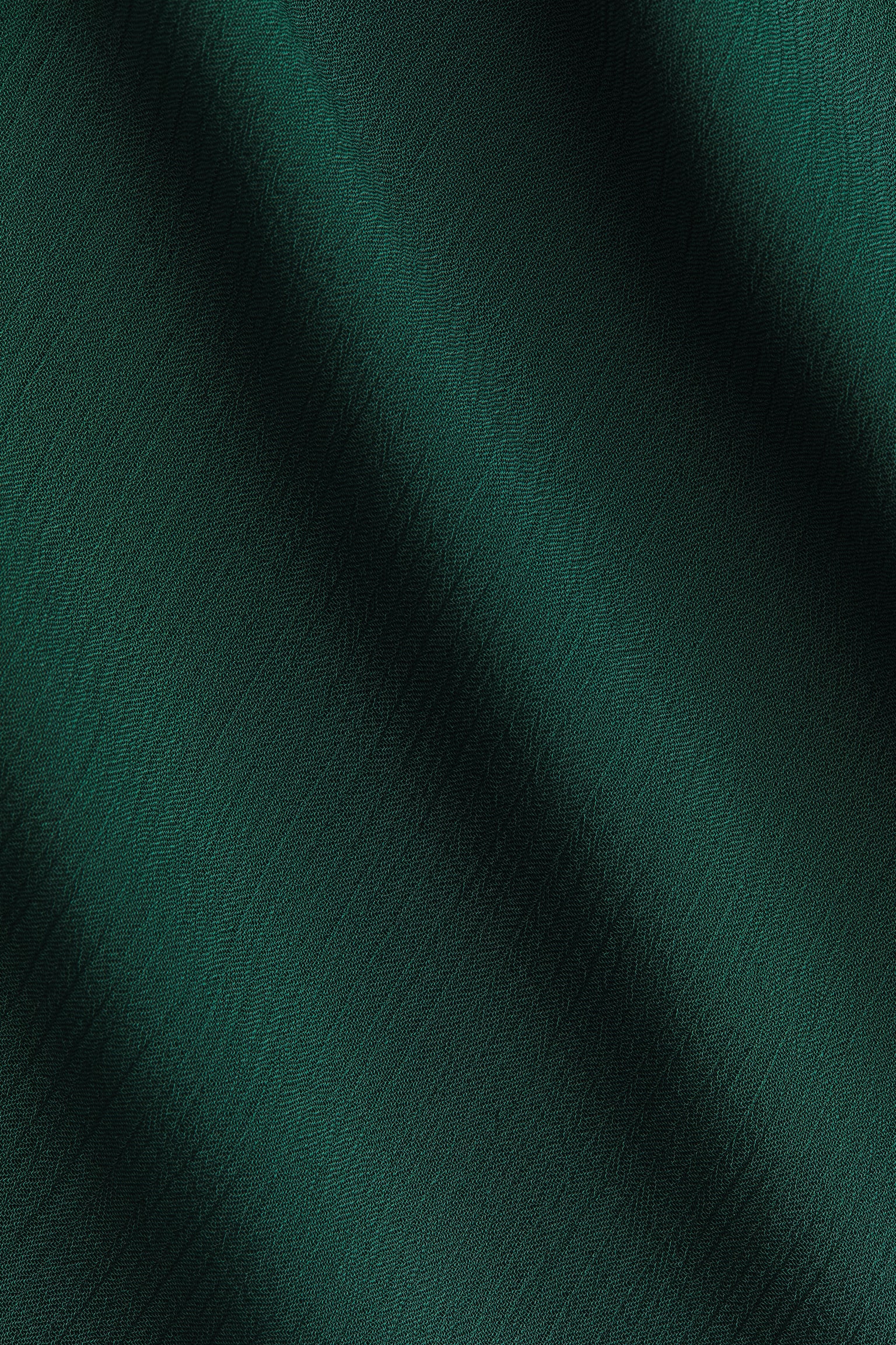 Scarf-detail dress - Dark green/Cream/Patterned - 4