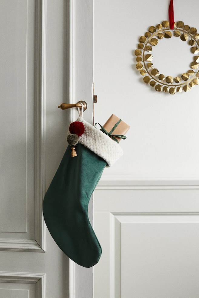 Christmas stocking - Green/Stocking/Red - 2