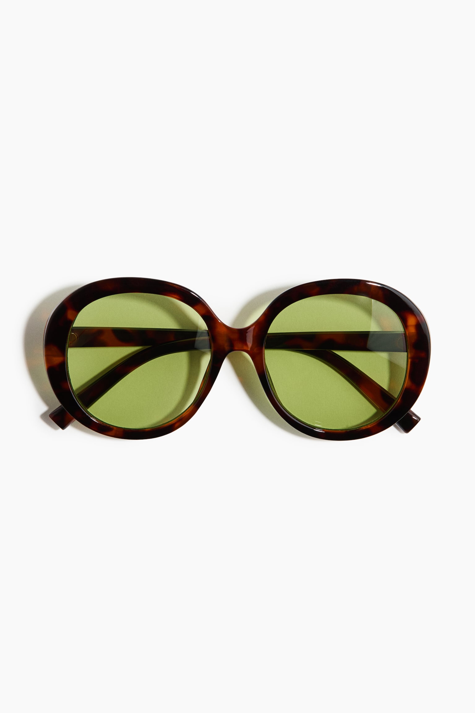 Runde Sonnenbrille-Braun/Schildpattmuster - 1