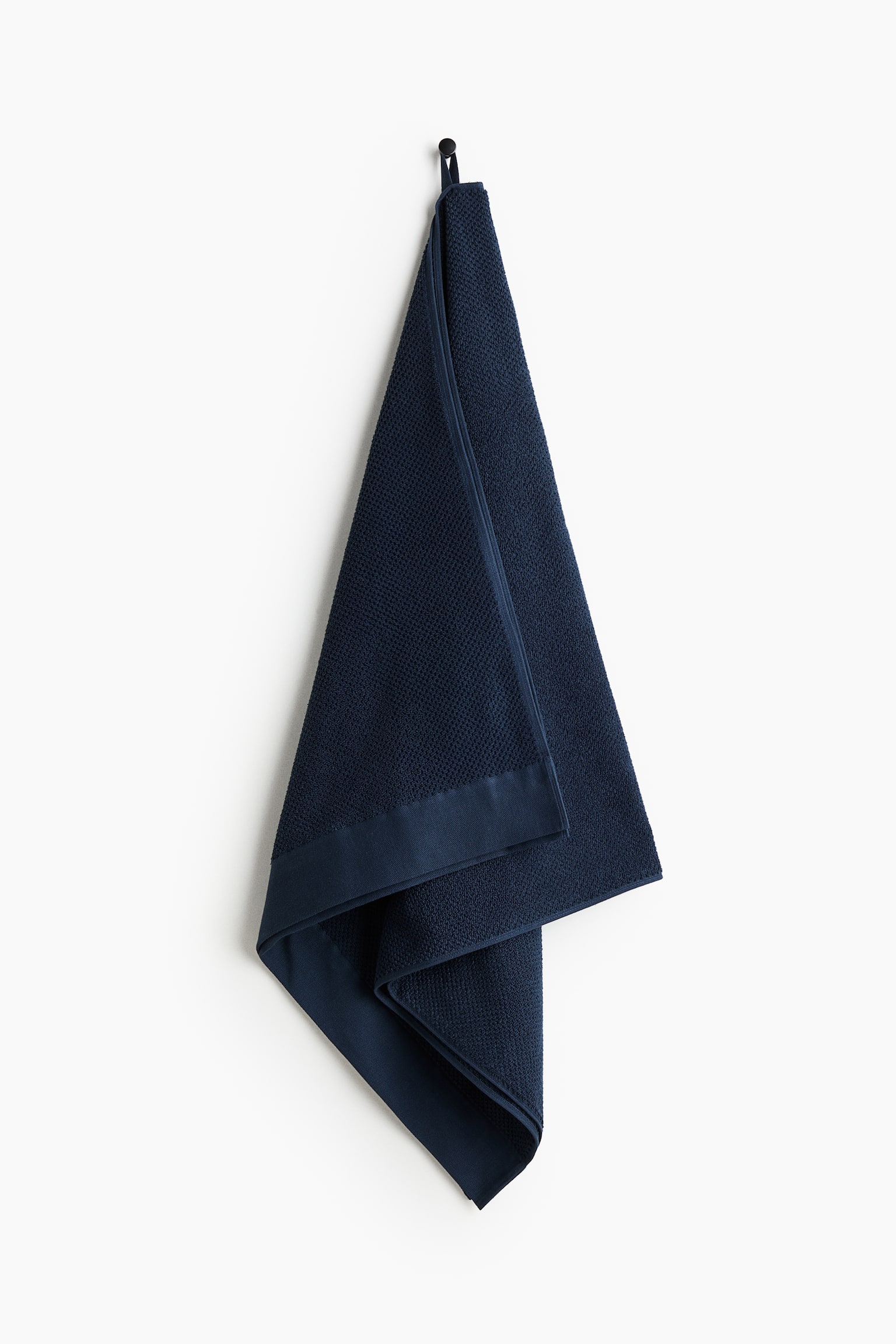 Cotton terry bath towel - Navy blue/Sage green/Dusty pink/Light grey/Dark brown/Dark green/White/Light beige/Light dusty blue/Black