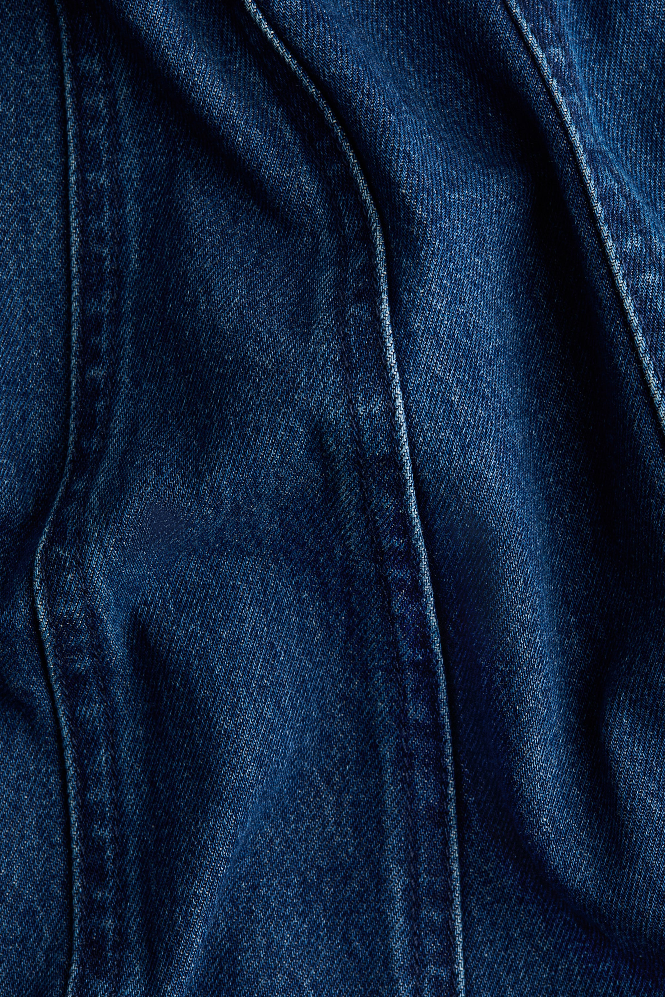 Robe midi en denim
