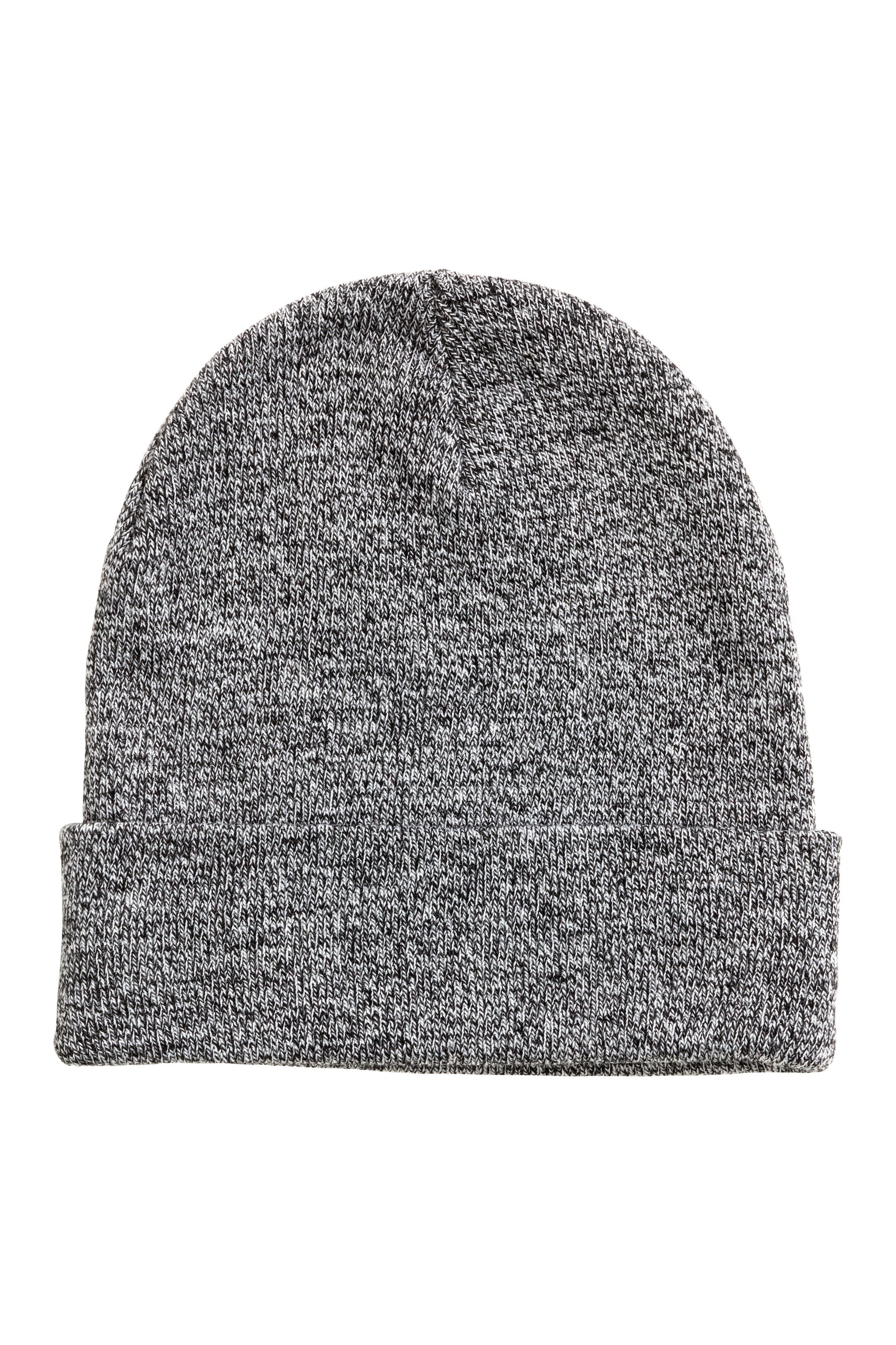 View larger image: Knitted hat - Black marl - Men | H&M GB 1