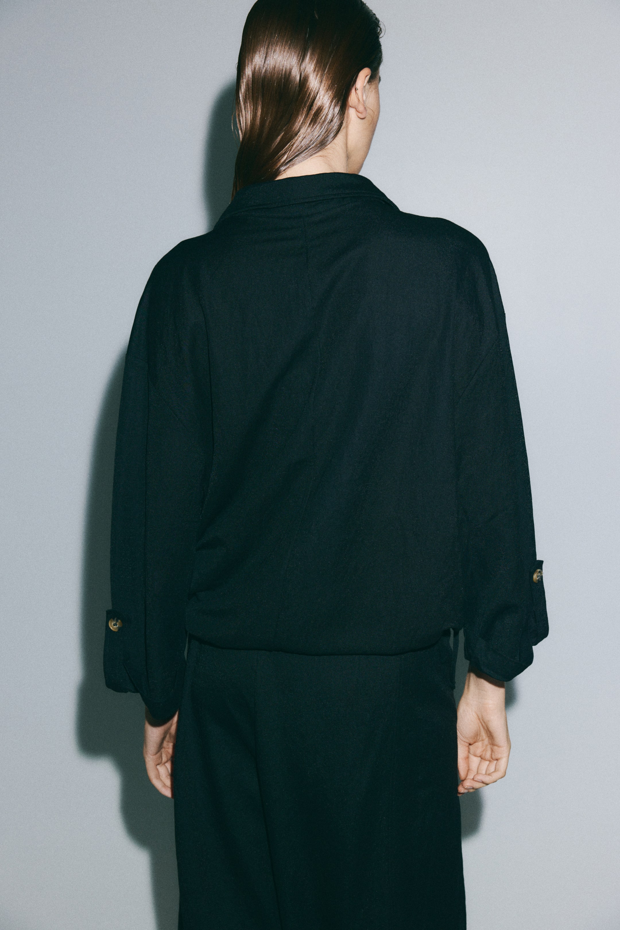 Chemise à enfiler en piqué