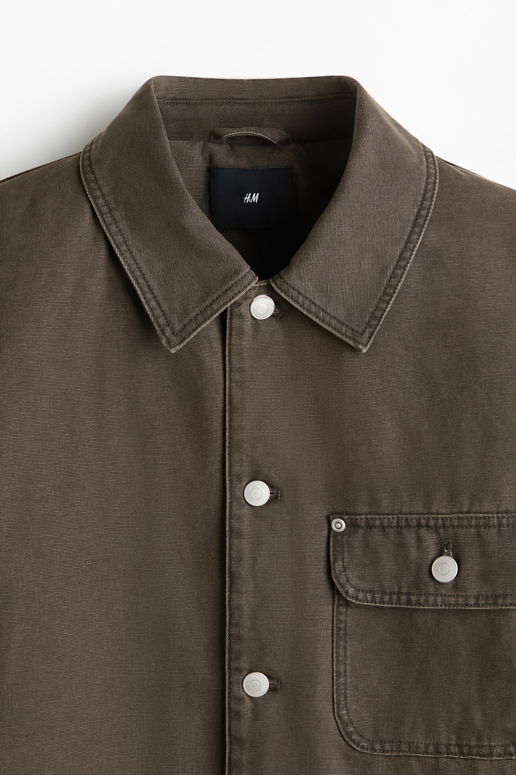 Ampliar la imagen: Chamarra camisa acolchada - Gris oscuro - Men | H&M MX 8