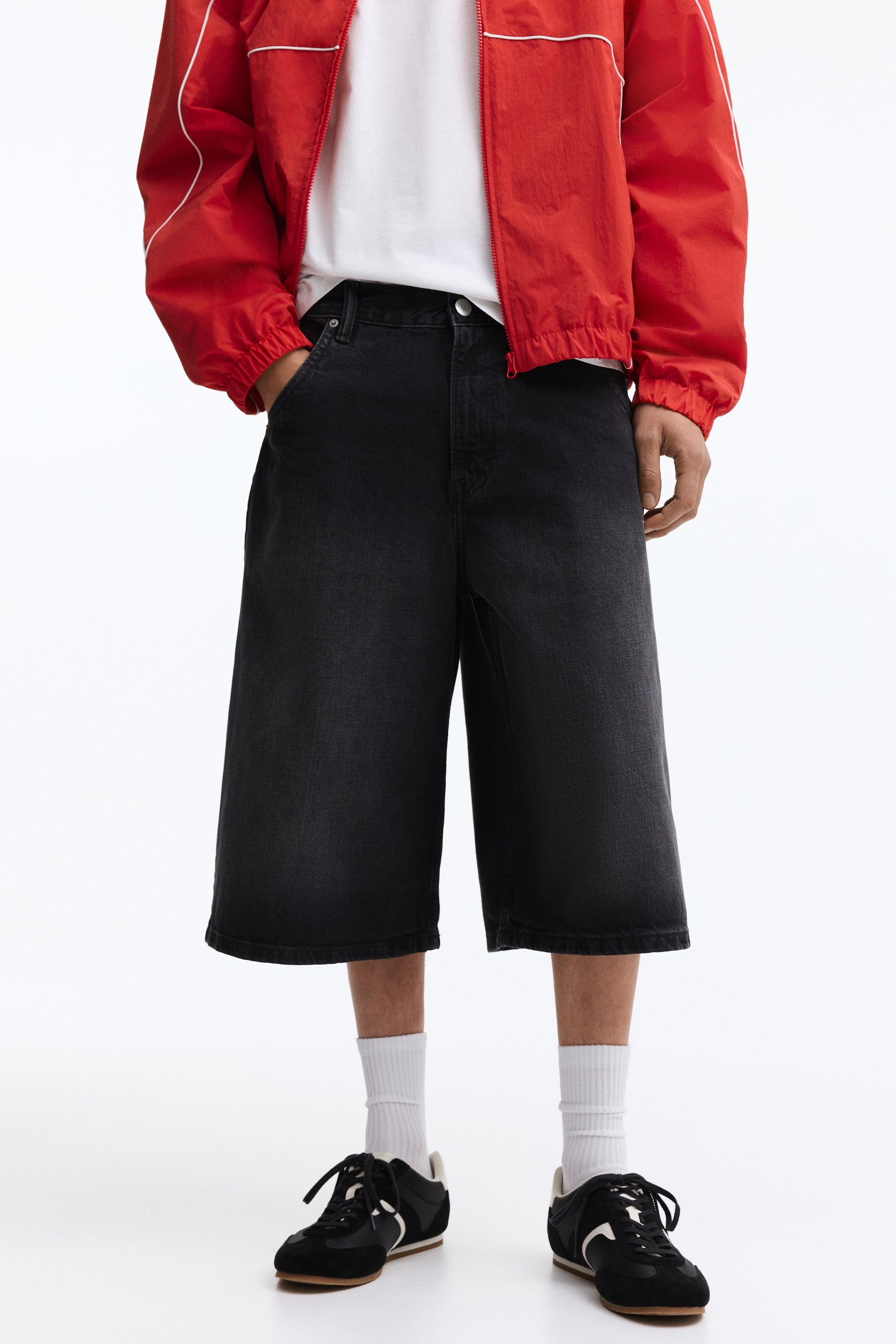 Short ample en denim