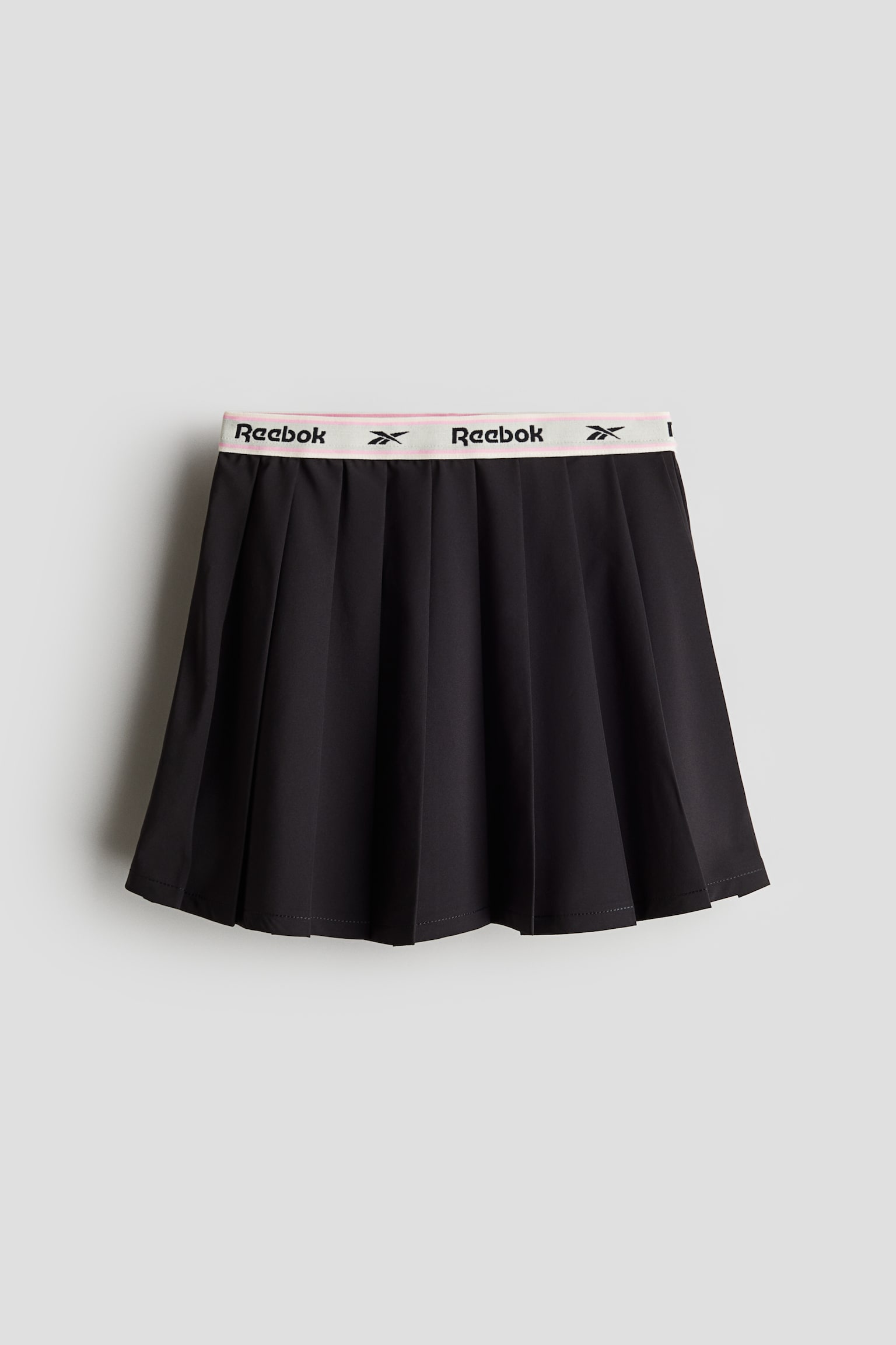 Pleated jersey skirt - Black/Reebok - 2