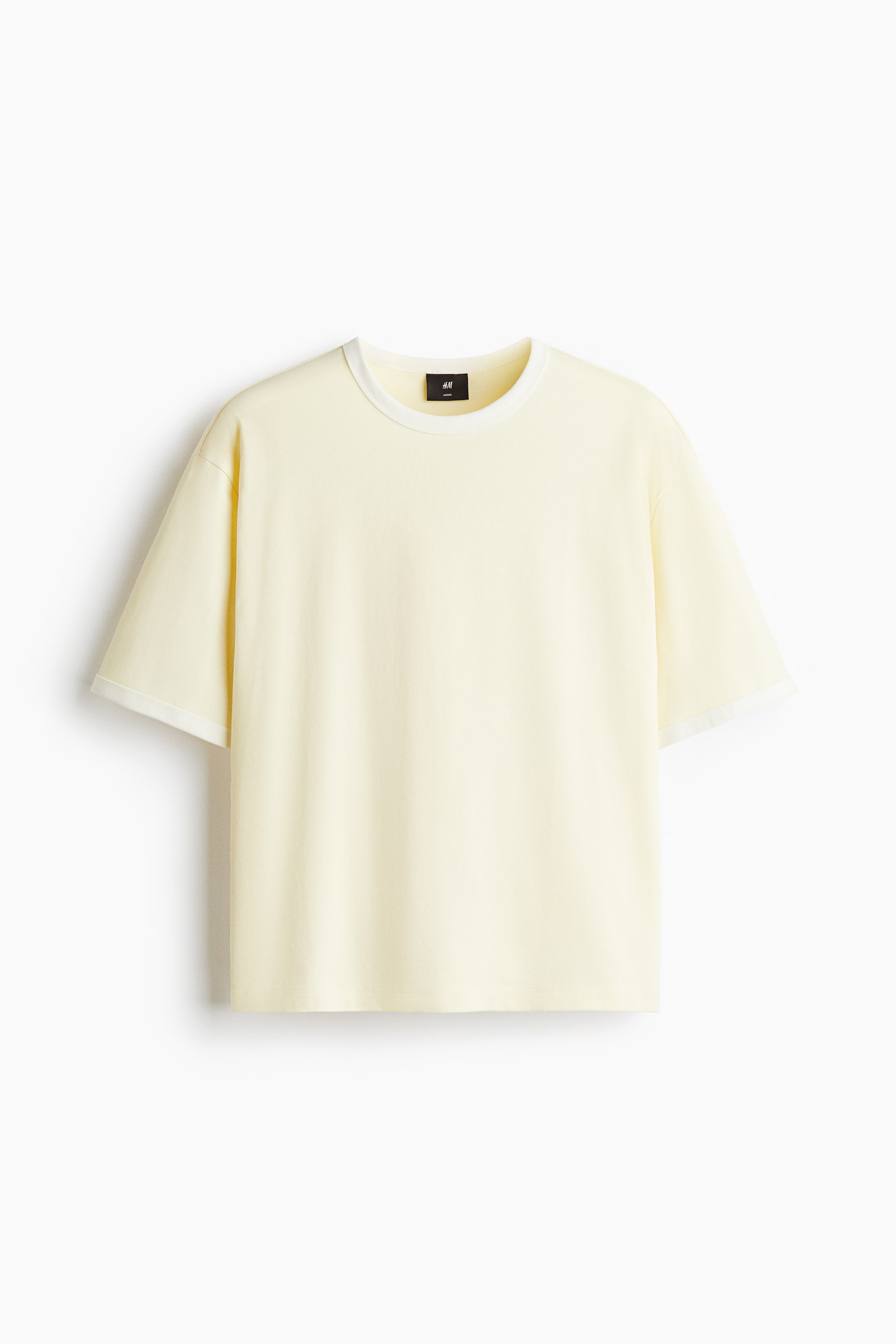 Ver imagen más grande: Camiseta boxy Loose Fit - Amarillo claro - HOMBRE | H&M ES 1