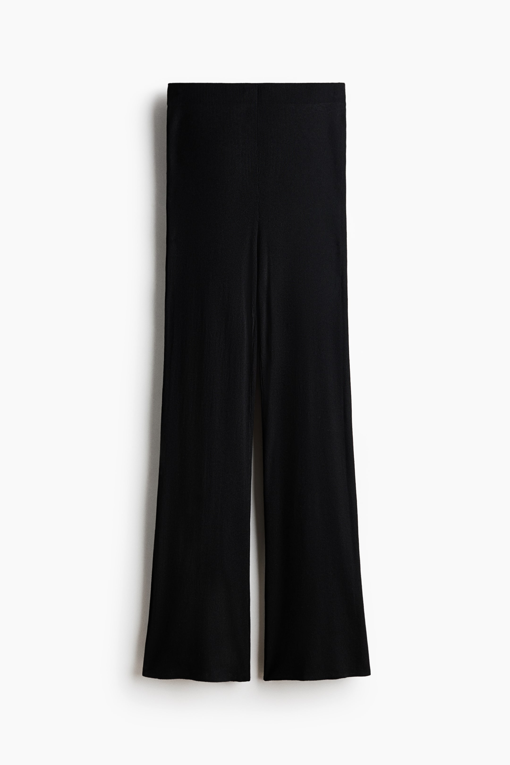 Pantalon en tricot côtelé