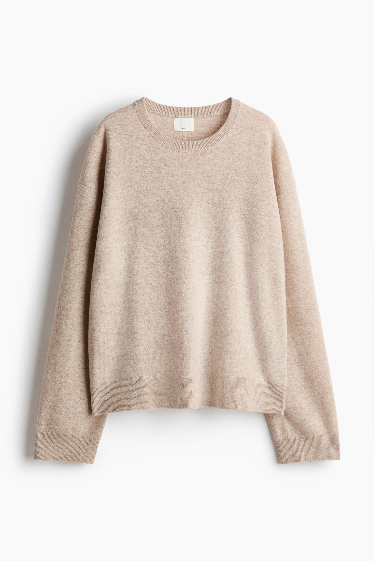 Oversized wool jumper - Light beige/Red/Black/Grey marl/Dark beige/Navy blue