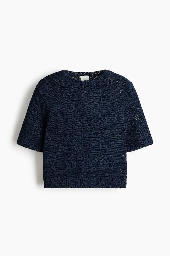 Женские свитеры H&M Short-Sleeved Sweater
