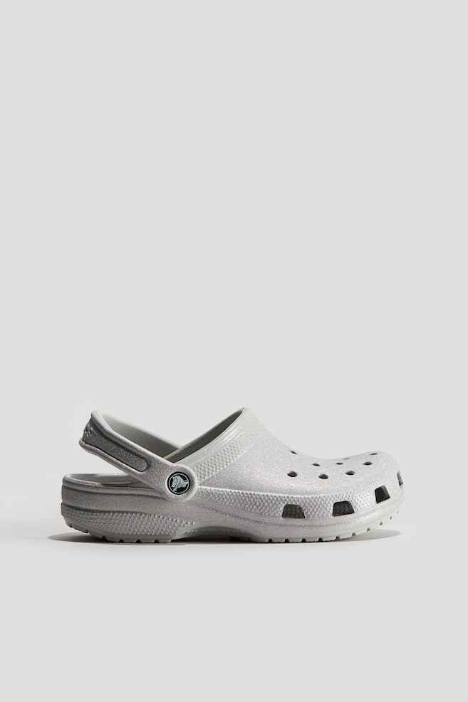 Classic Glitter Clog - Silver Glitter - 1