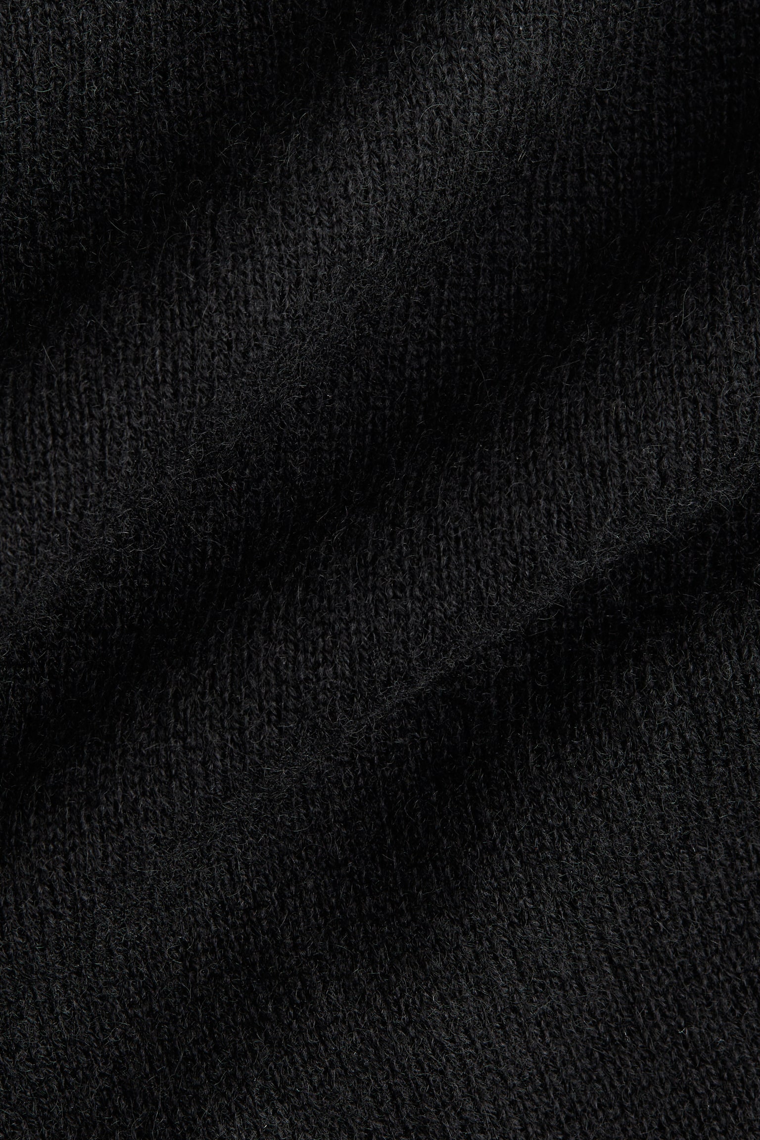 Cashmere polo-neck jumper - Black/Dark brown/Brown - 6