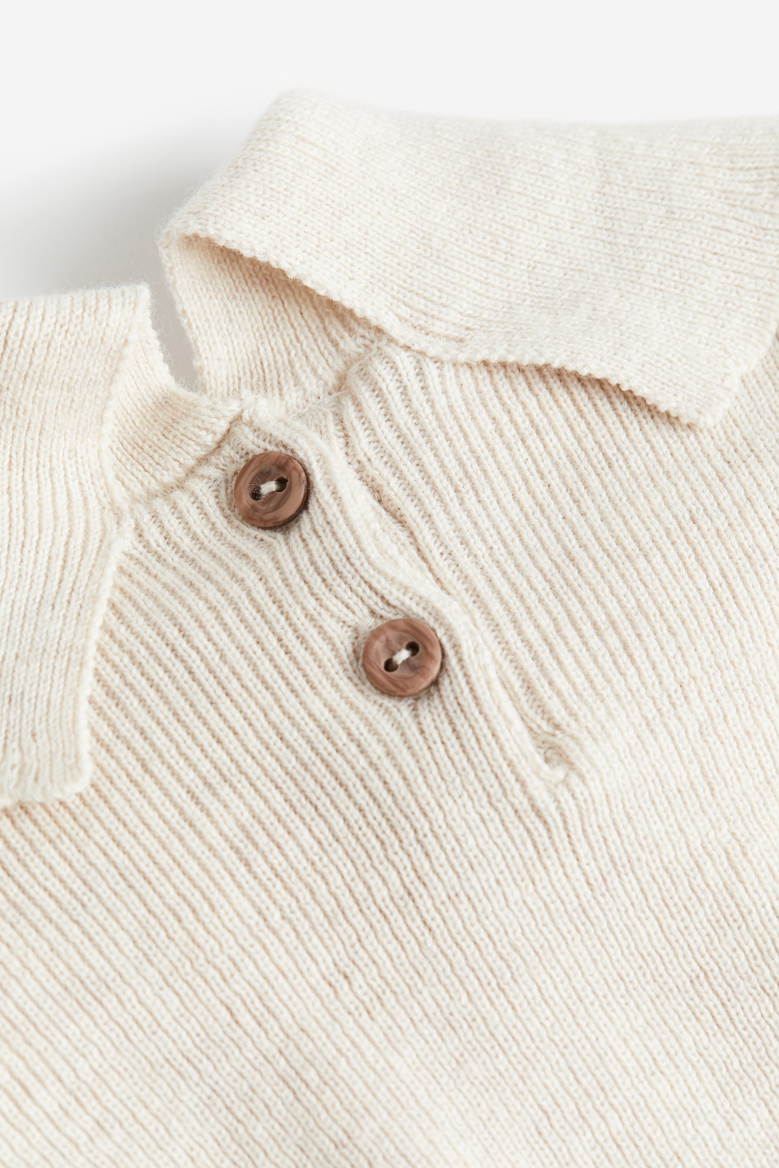 2-piece Knit Cotton Set - Light beige - 4