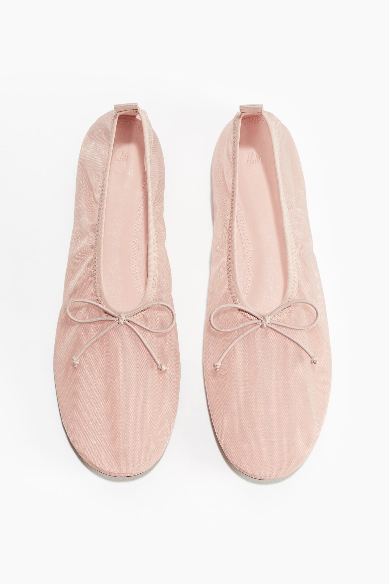 Ballerines en mesh Rose poudré FEMME H&M FR
